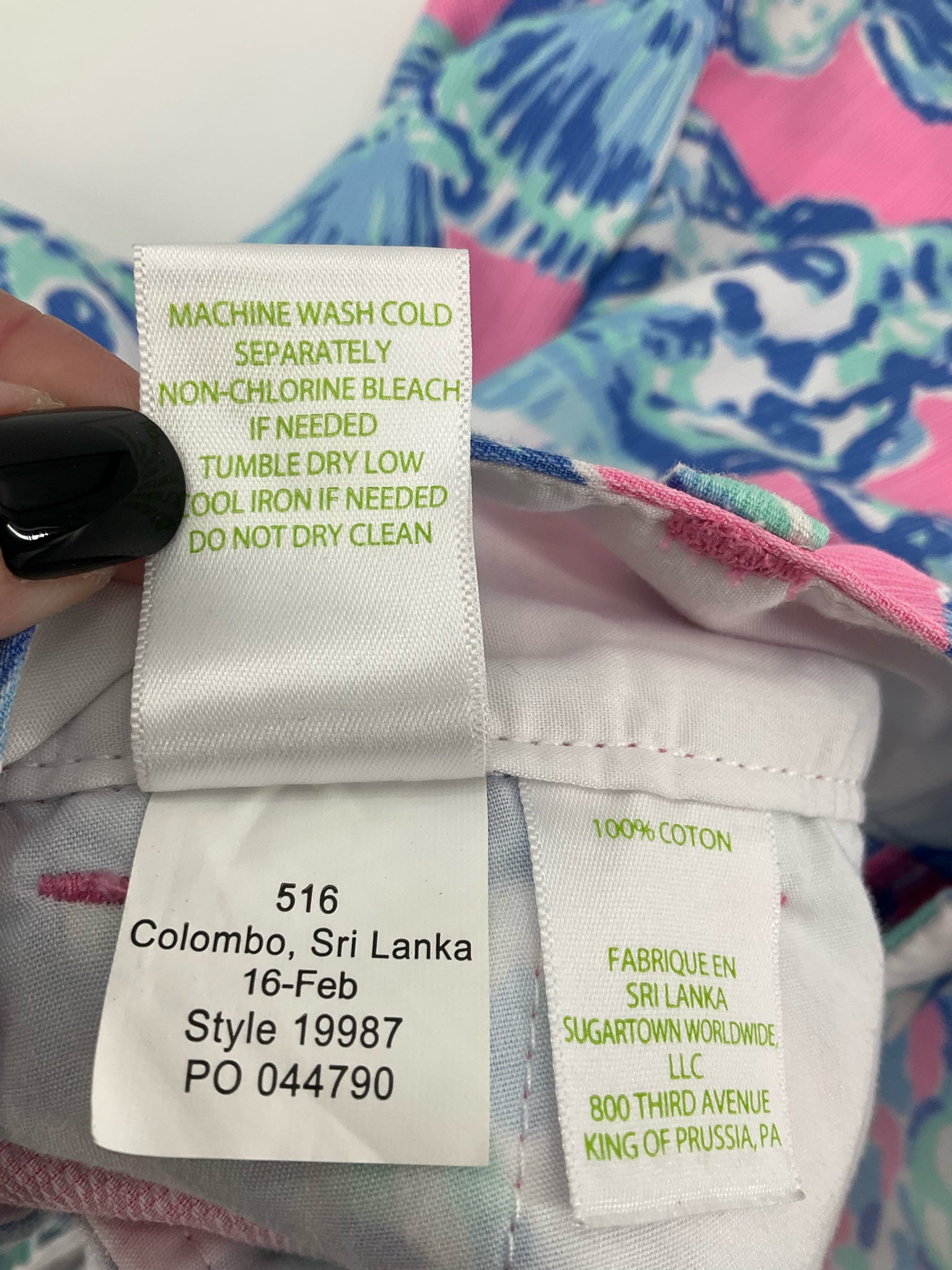 Lilly Pulitzer Callahan Classic Chino Shorts Shell We Dance Print Size 12