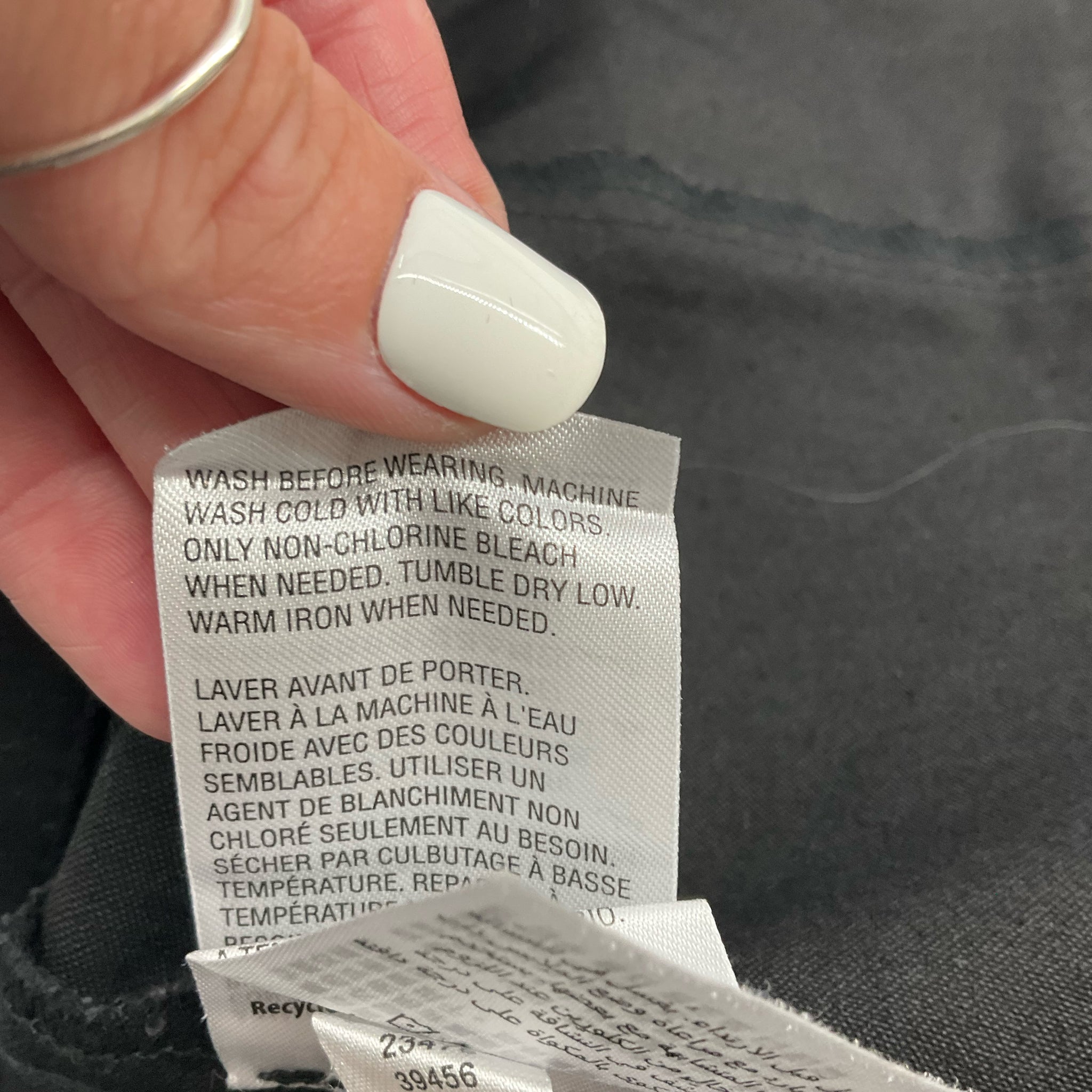 Charter Club Black/Maroon Floral Pre-Owned Ladies Jacket - Size Small