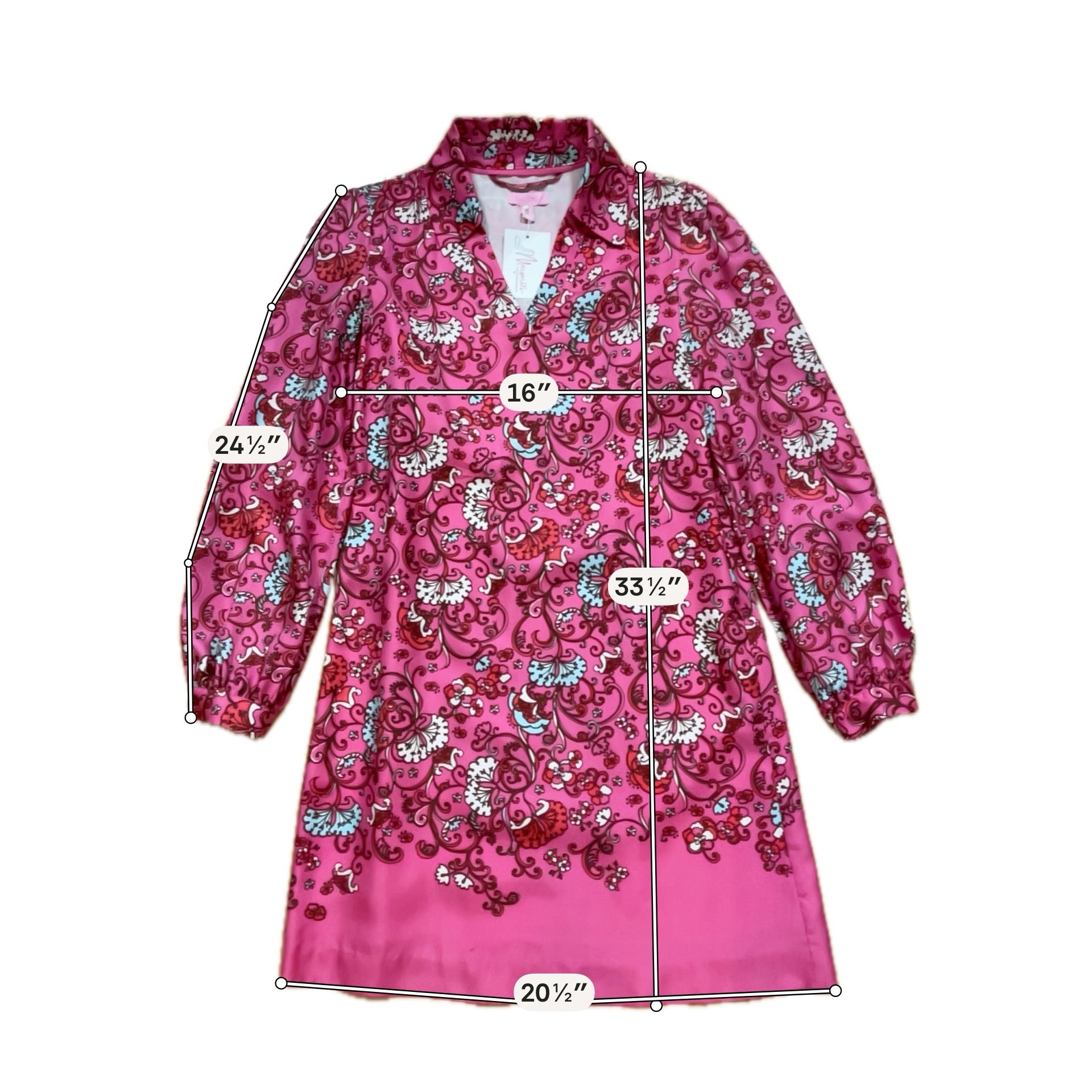 Lilly Pulitzer Tuni 100% Silk Tunic Dress Tons of Fun Print Size Small