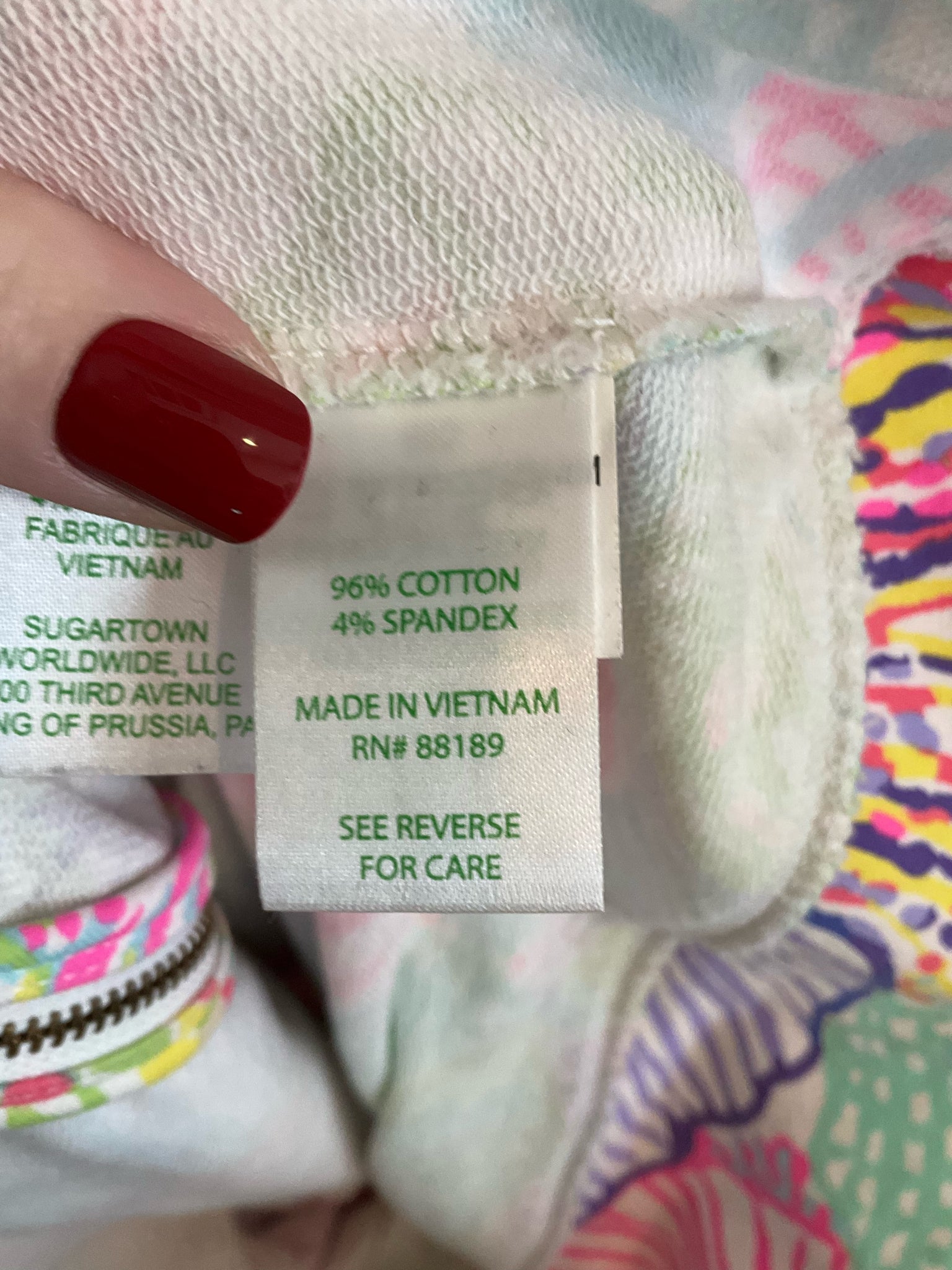 Lilly Pulitzer white/blue/pink Jacket Skipper Popover Jacket Jellies Be Jammin Print XL - Size XL