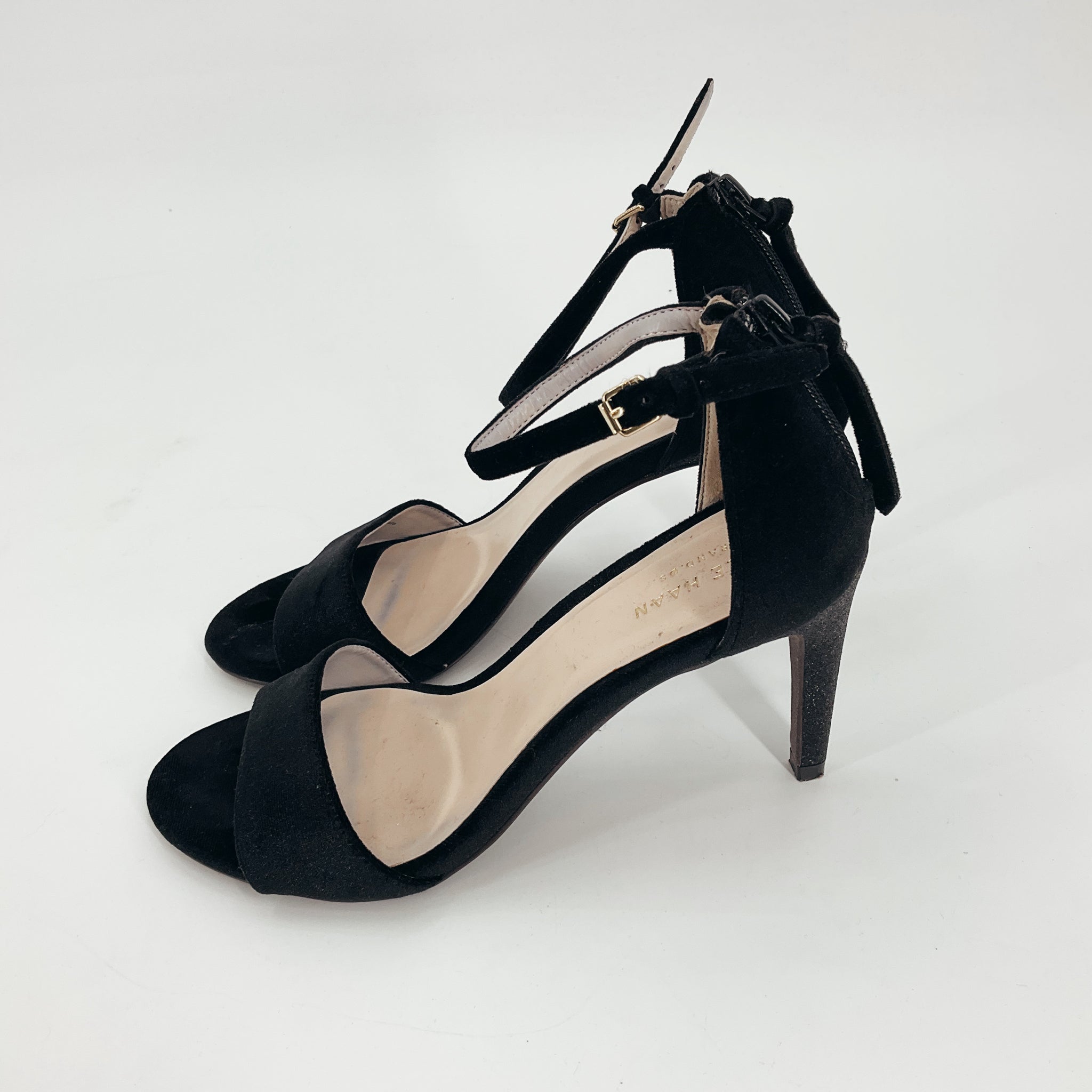 Cole Haan Black Suede Pre-Owned Ladies Heel - Size 6.5 - Margaret’s Fine Consignment