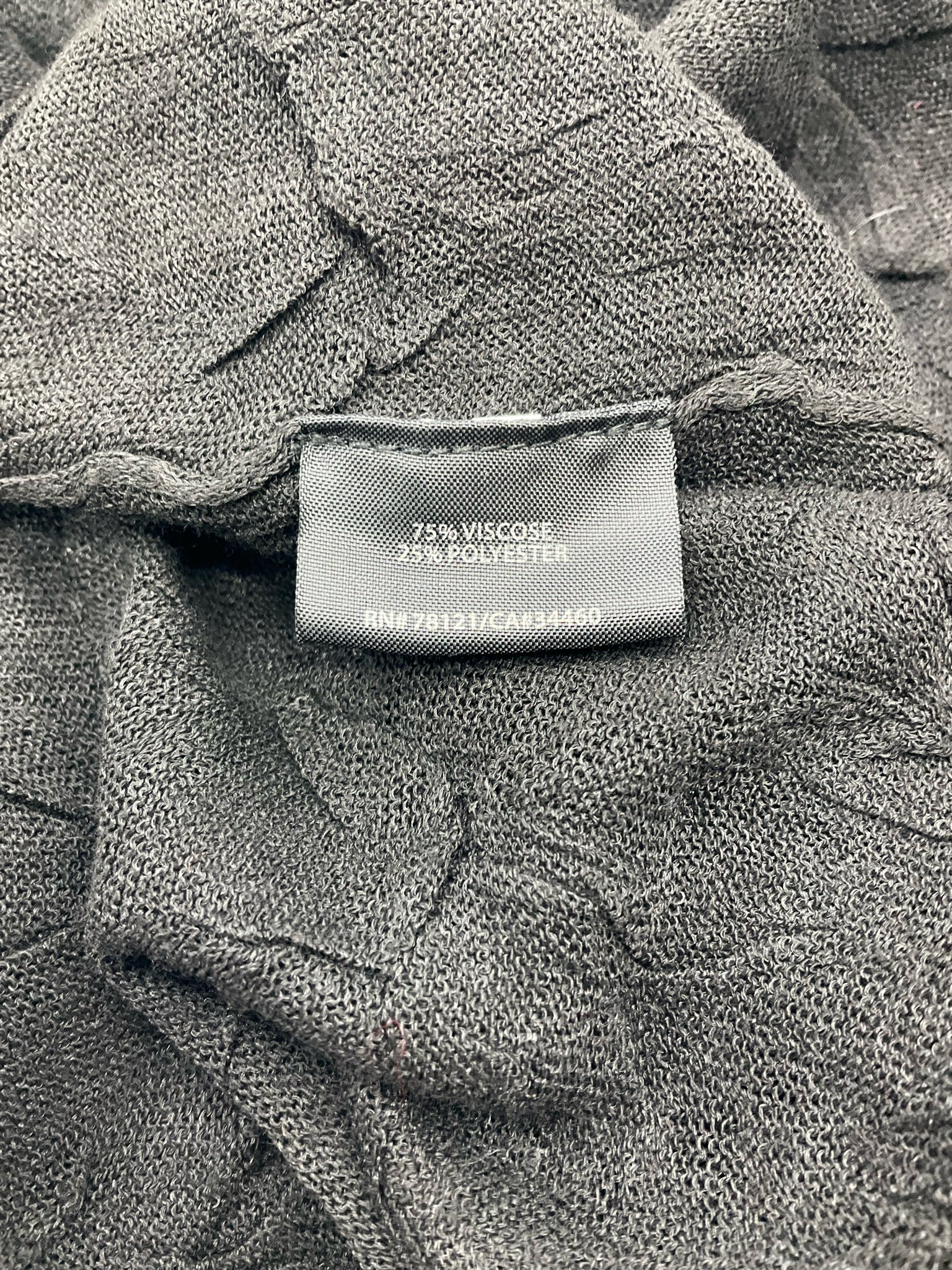 Eileen Fisher Black Pre-Owned Ladies Shrug - Size Large Petite - Margaret’s Fine Consignment