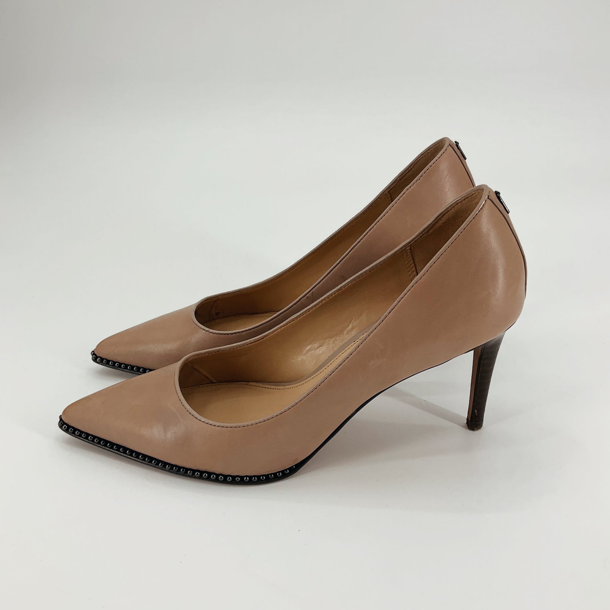 Coach Nude Heels Nude Beaded Pre-Owned Ladies Heel - Size 9 - Size 9