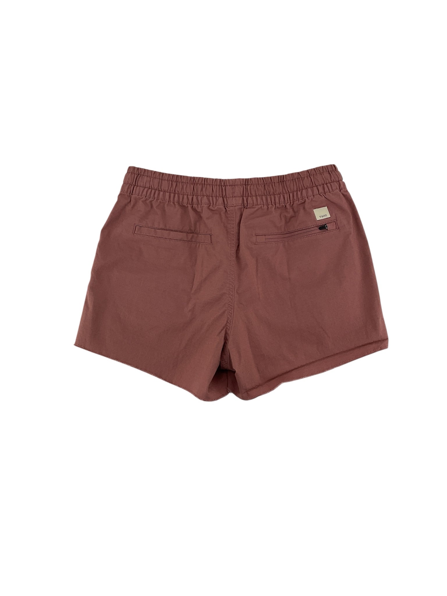 Vuori mauve Shorts Sunnyside Organic Cotton Shorts Mauve Raw Hem Size XS - Size XS
