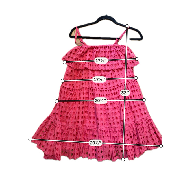 Solid & Striped Size S Coral Crochet Dress