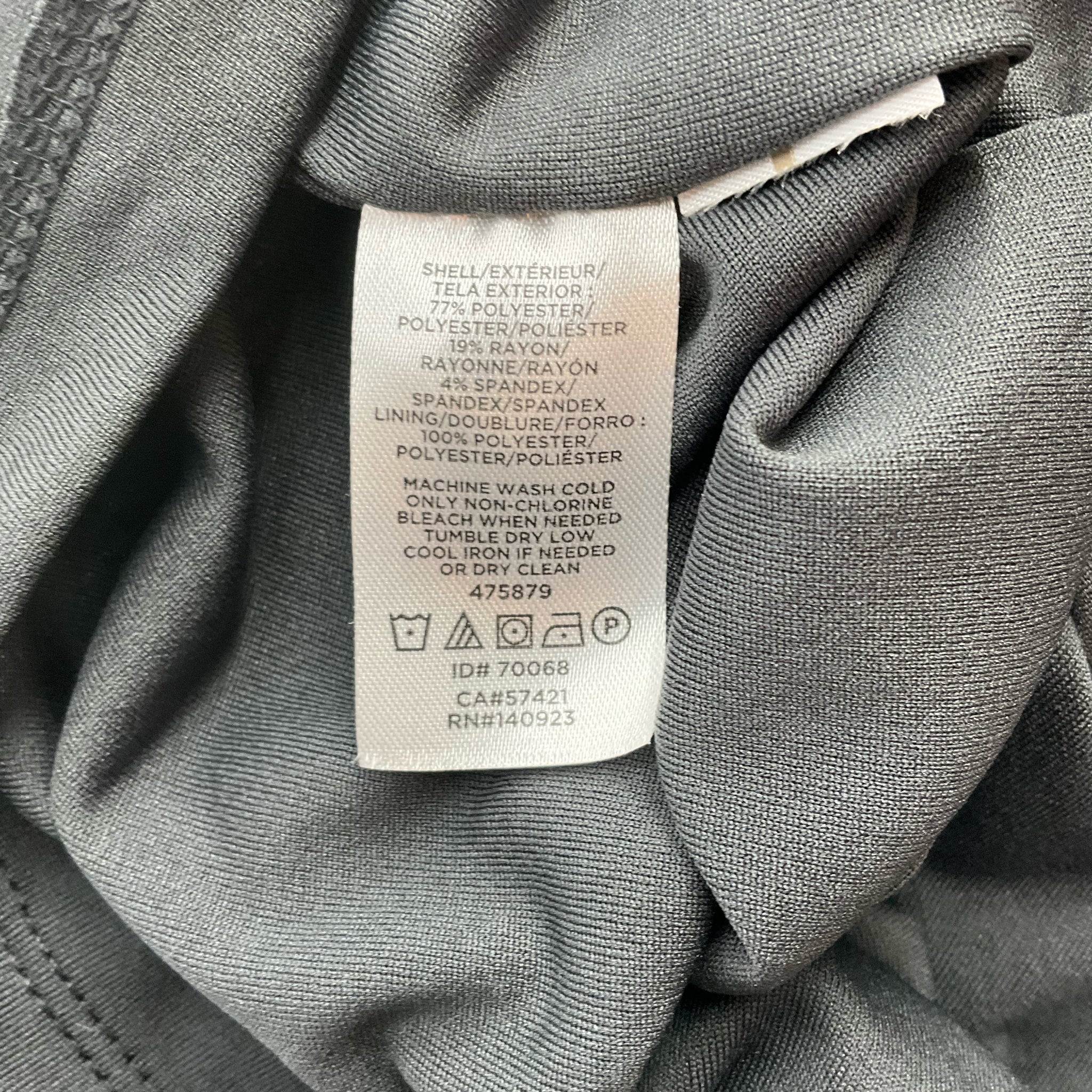 Loft Gray/Black Polka Dot Ladies Pre-Owned Dress - Size Medium - Margaret’s Fine Consignment