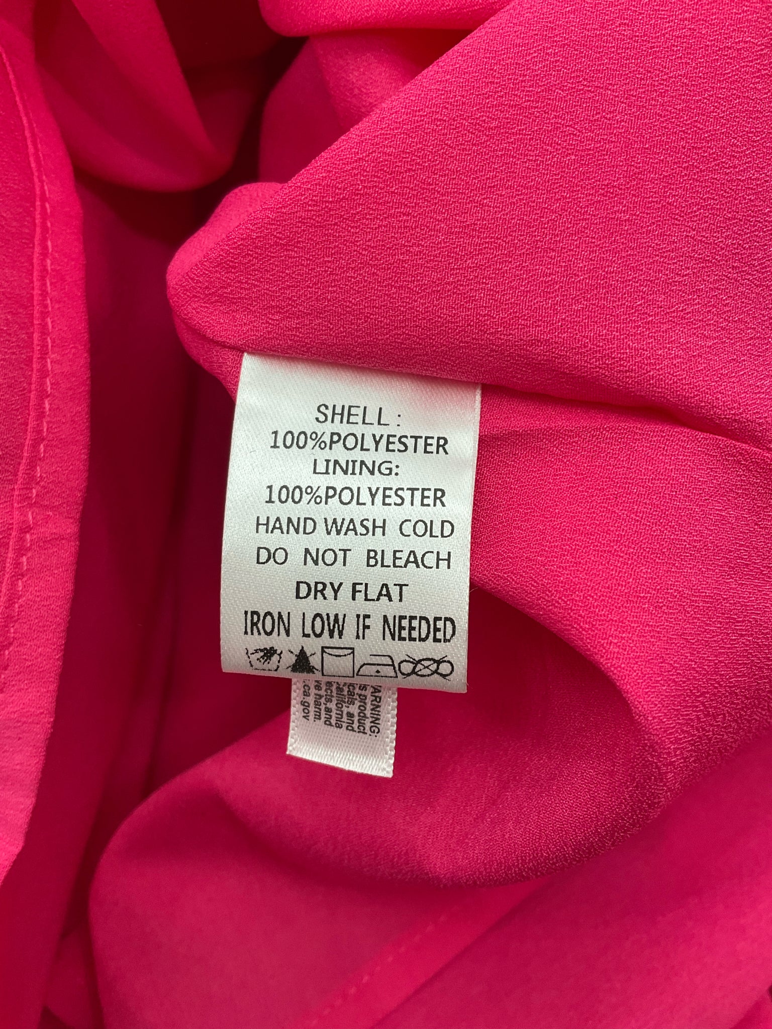 Peach Love Pink Sequins Pre-Owned Ladies Dress - Size Medium