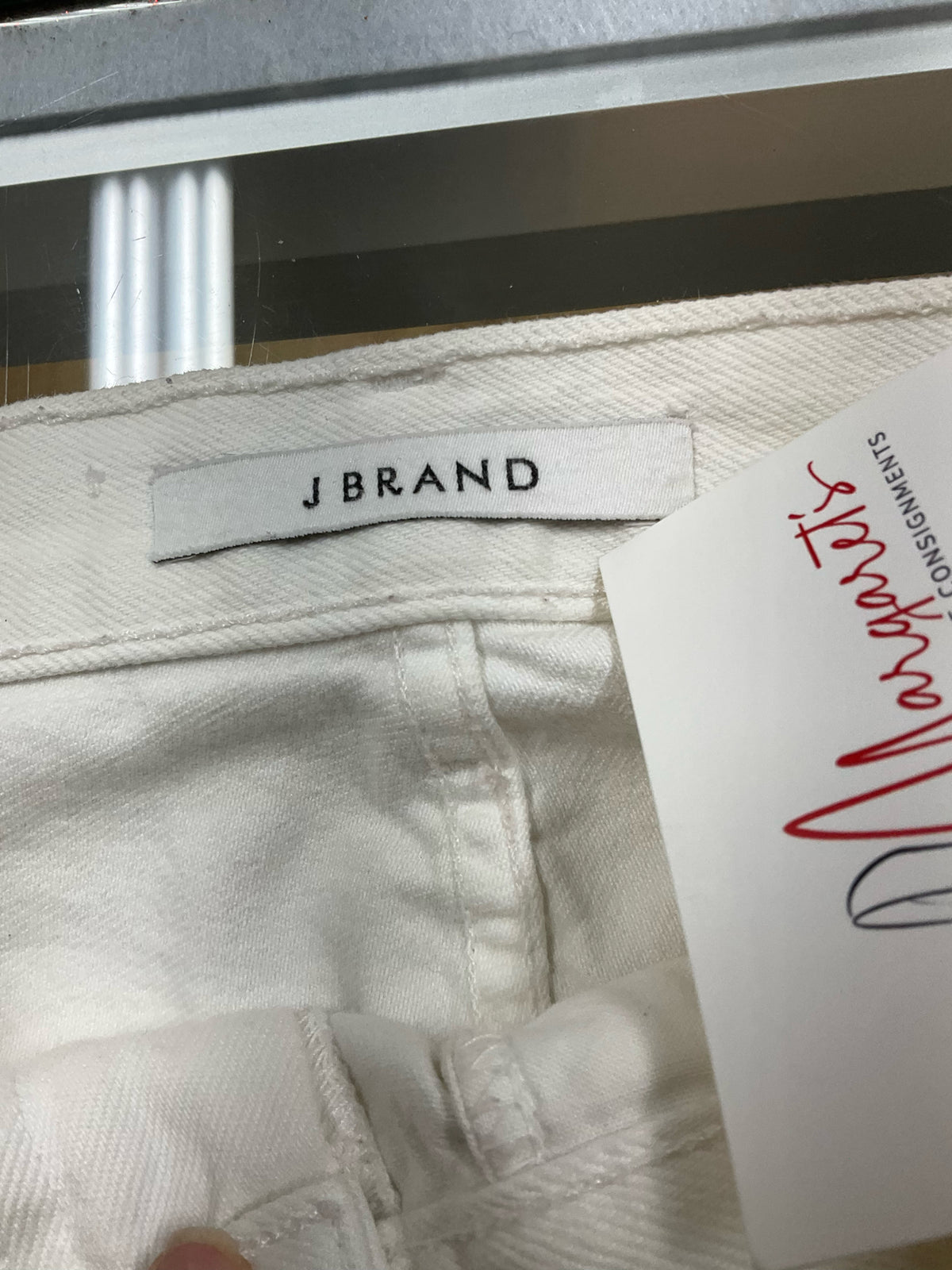 J Brand Joan High-Rise Tiered Hem Crop Jeans White Size 6 - ONLINE ONLY