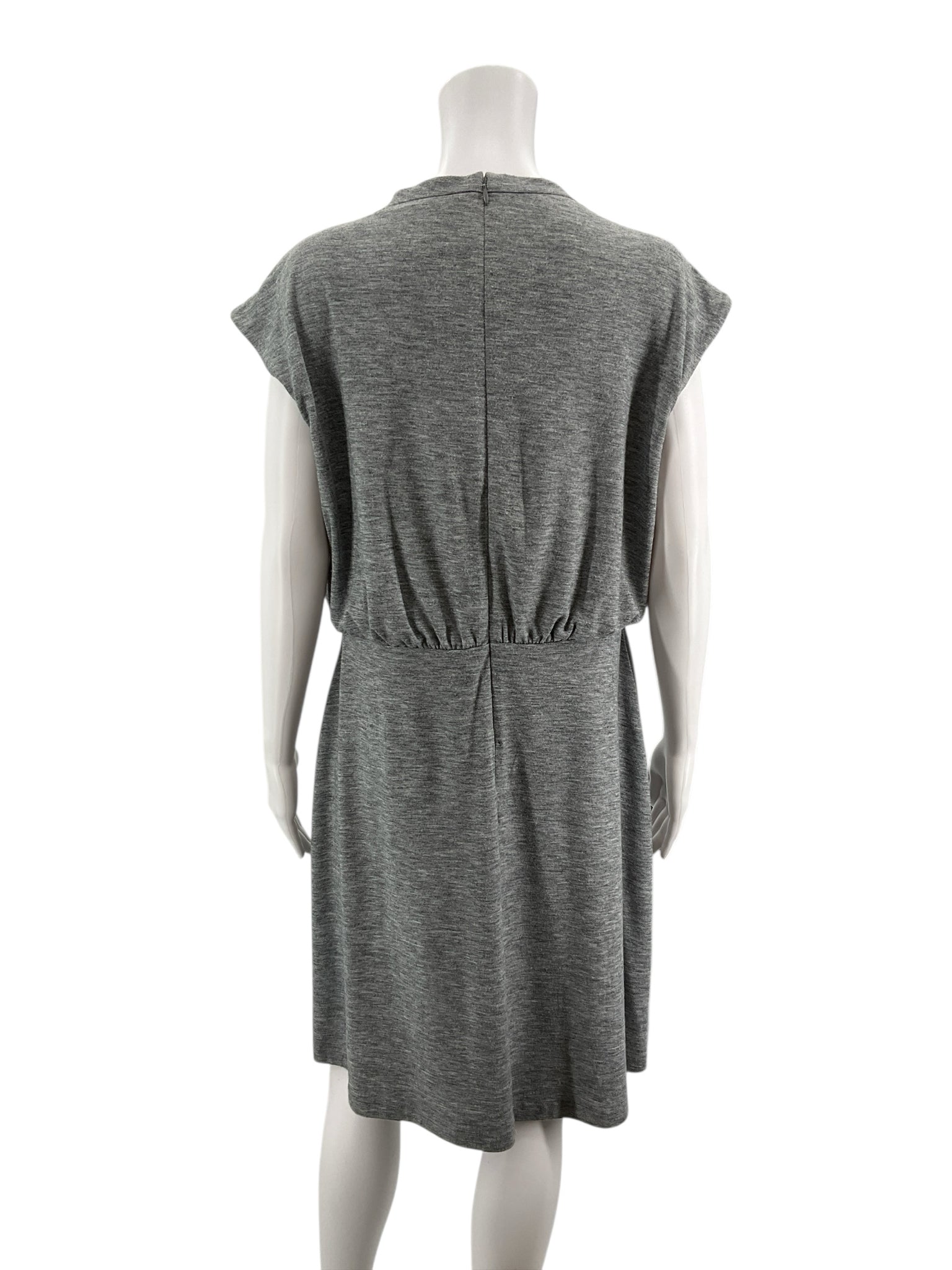 Ann Taylor Gray Heathered Pre-Owned Ladies Dress - Size 12 Petite - ONLINE ONLY