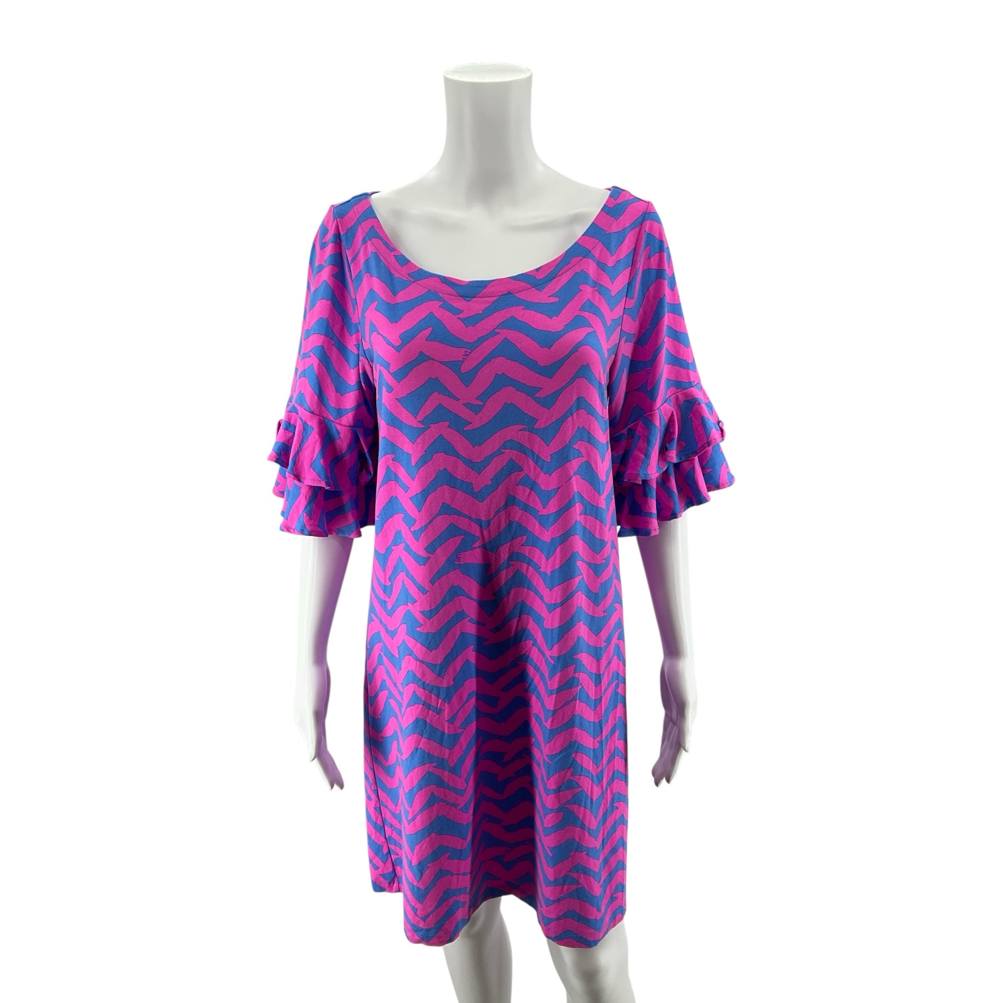 Lilly Pulitzer Elsa Tunic Dress Hotty Pink First Impression Size Large