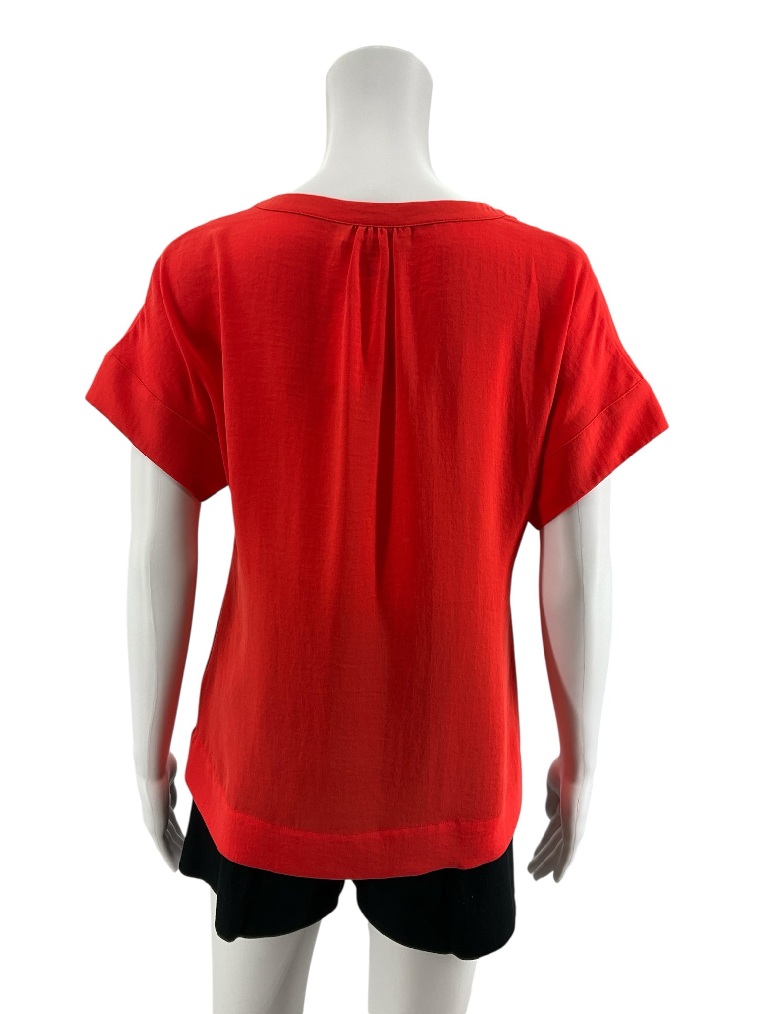 Banana Republic Size XS Orange Solid Pre-Owned Ladies Casual Top - Downstairs