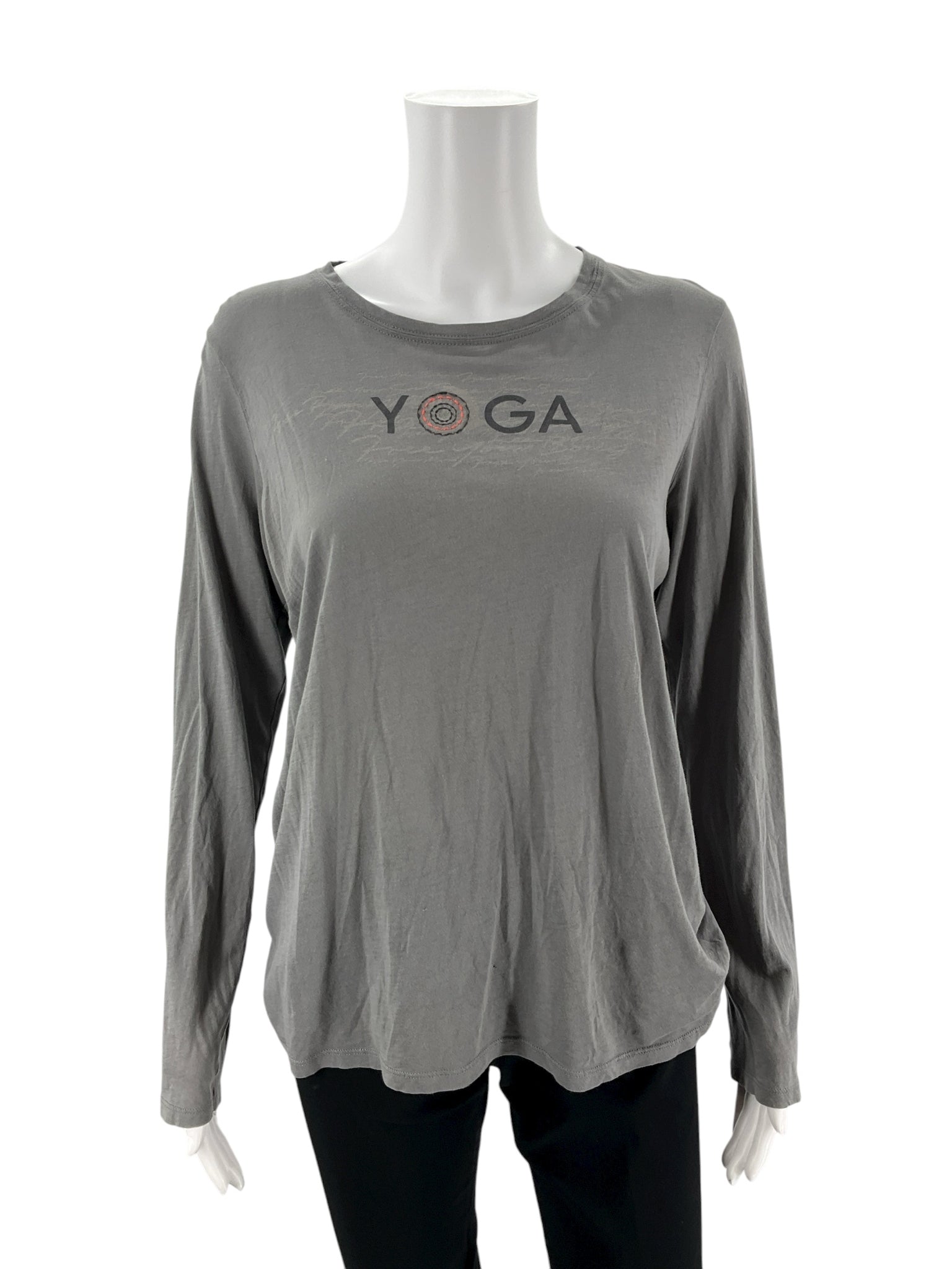VSX Gray Solid Pre-Owned Ladies Top - Size Large - Margaret’s Fine Consignment