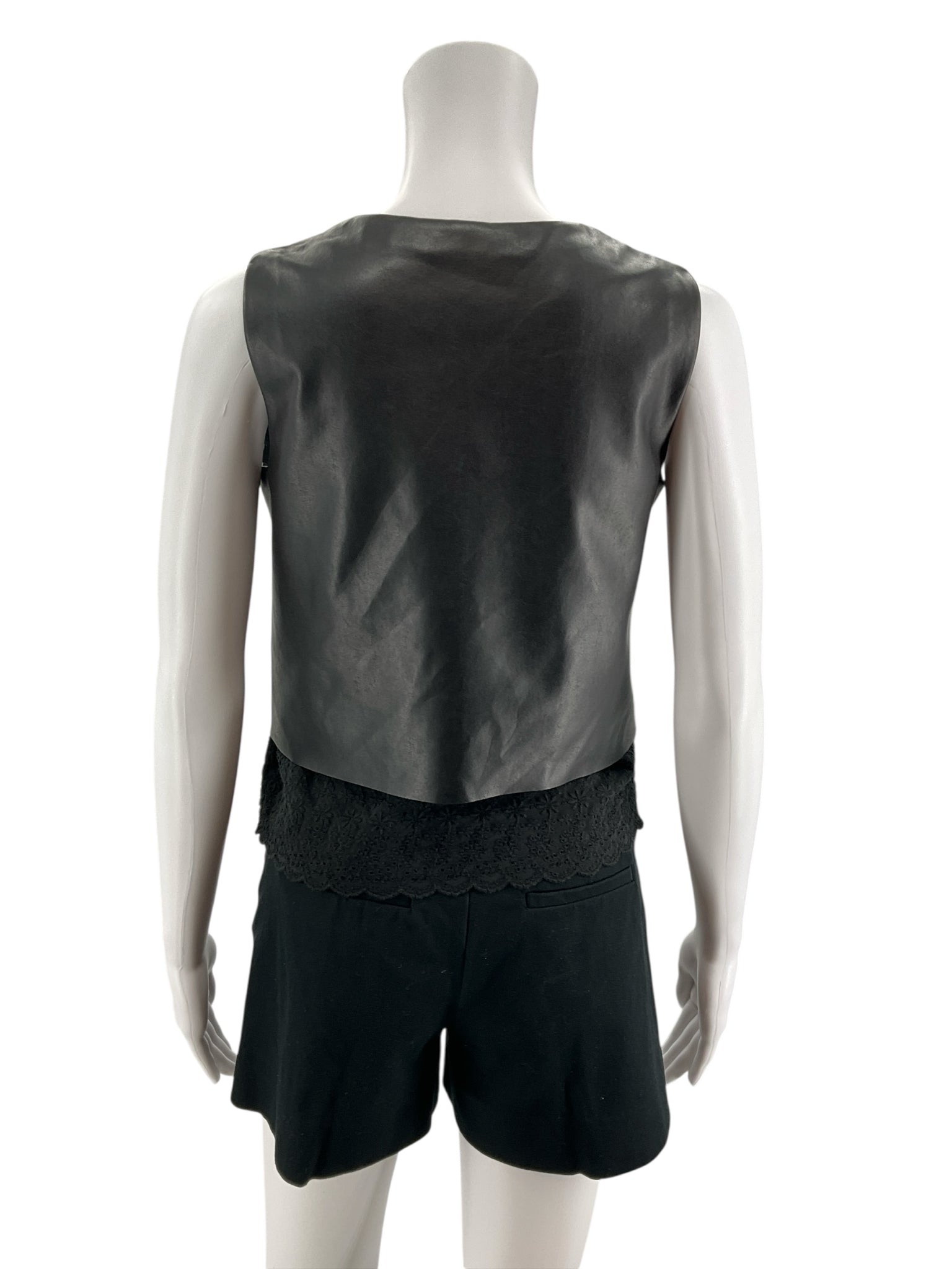 bailey 44 Size XS Black Solid Pre-Owned Ladies Casual Top - Downstairs