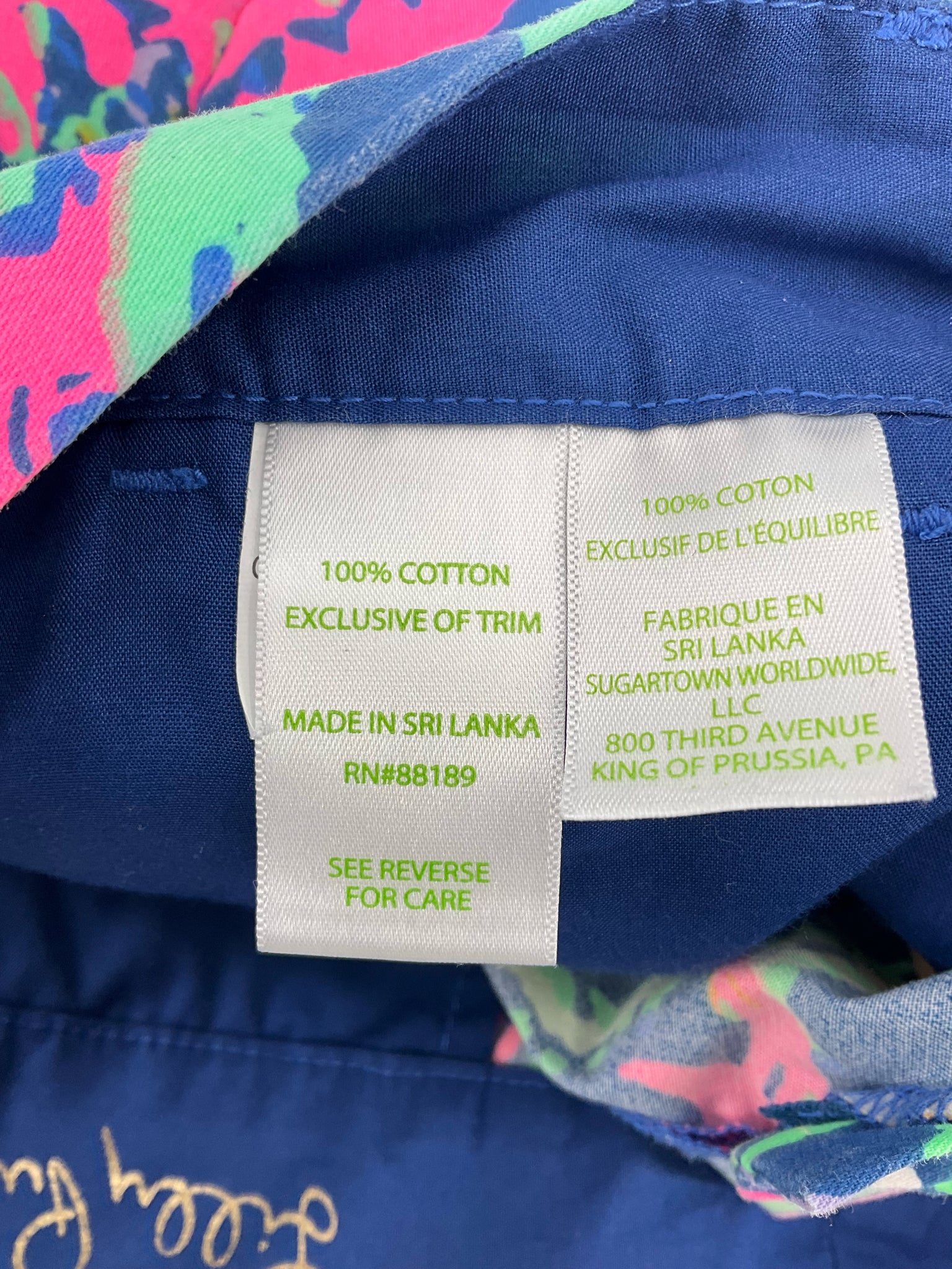 Lilly Pulitzer Size 10 blue/multi Floral Shorts