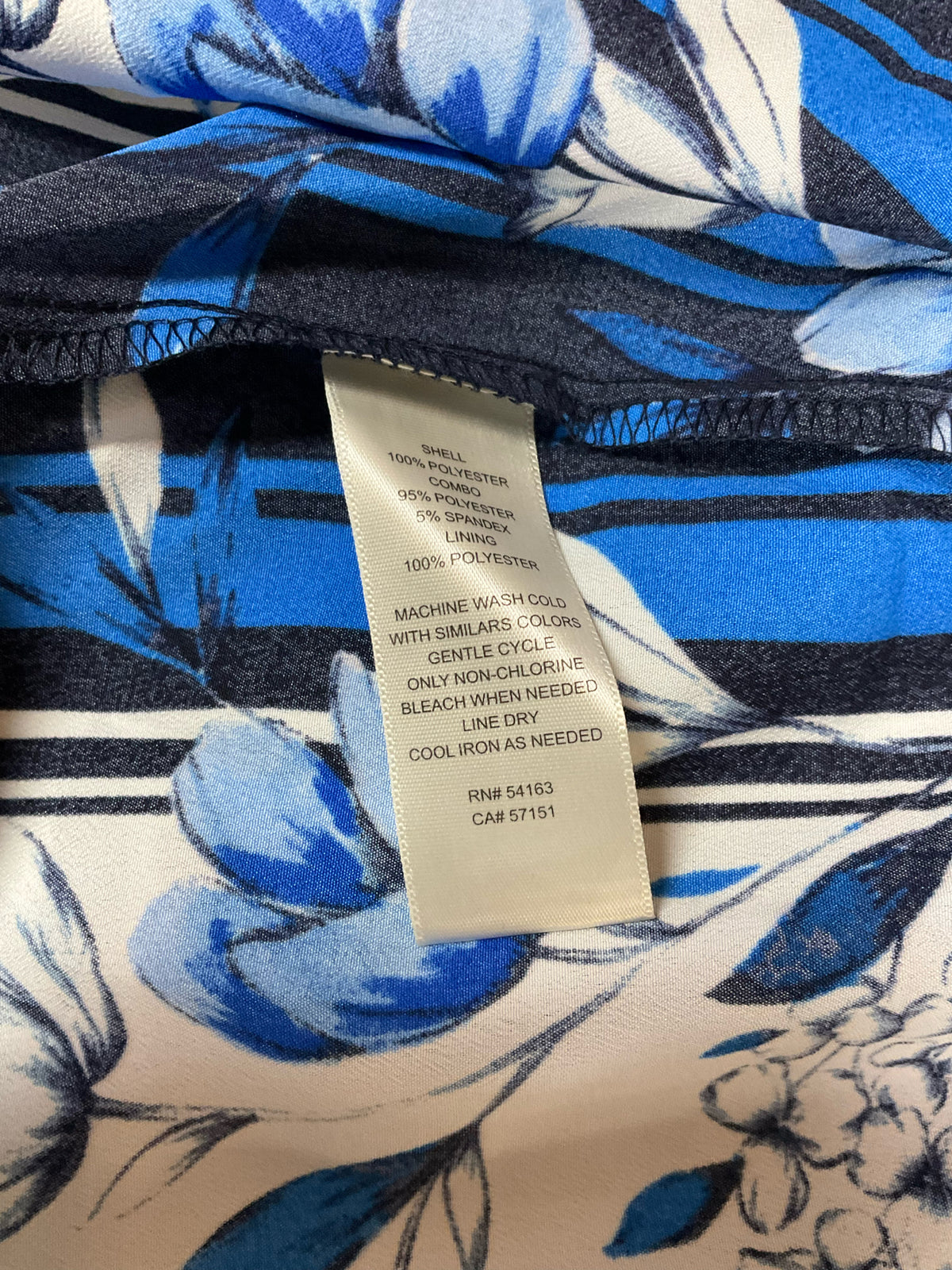 Eliza J Floral Stripe Colorblock Maxi Dress Navy White Size 14 - ONLINE ONLY