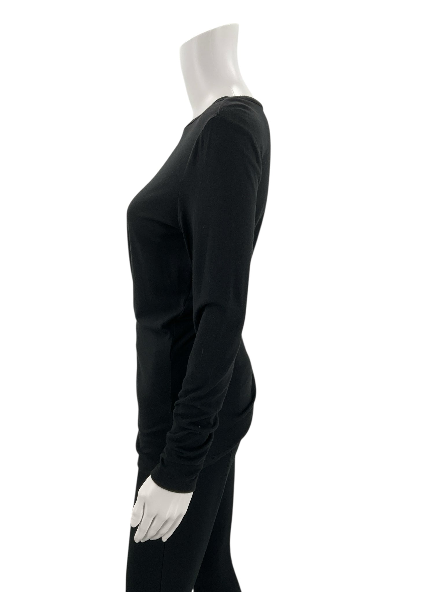 Ann Taylor Black Solid Pre-Owned Top - Size Small - ONLINE ONLY