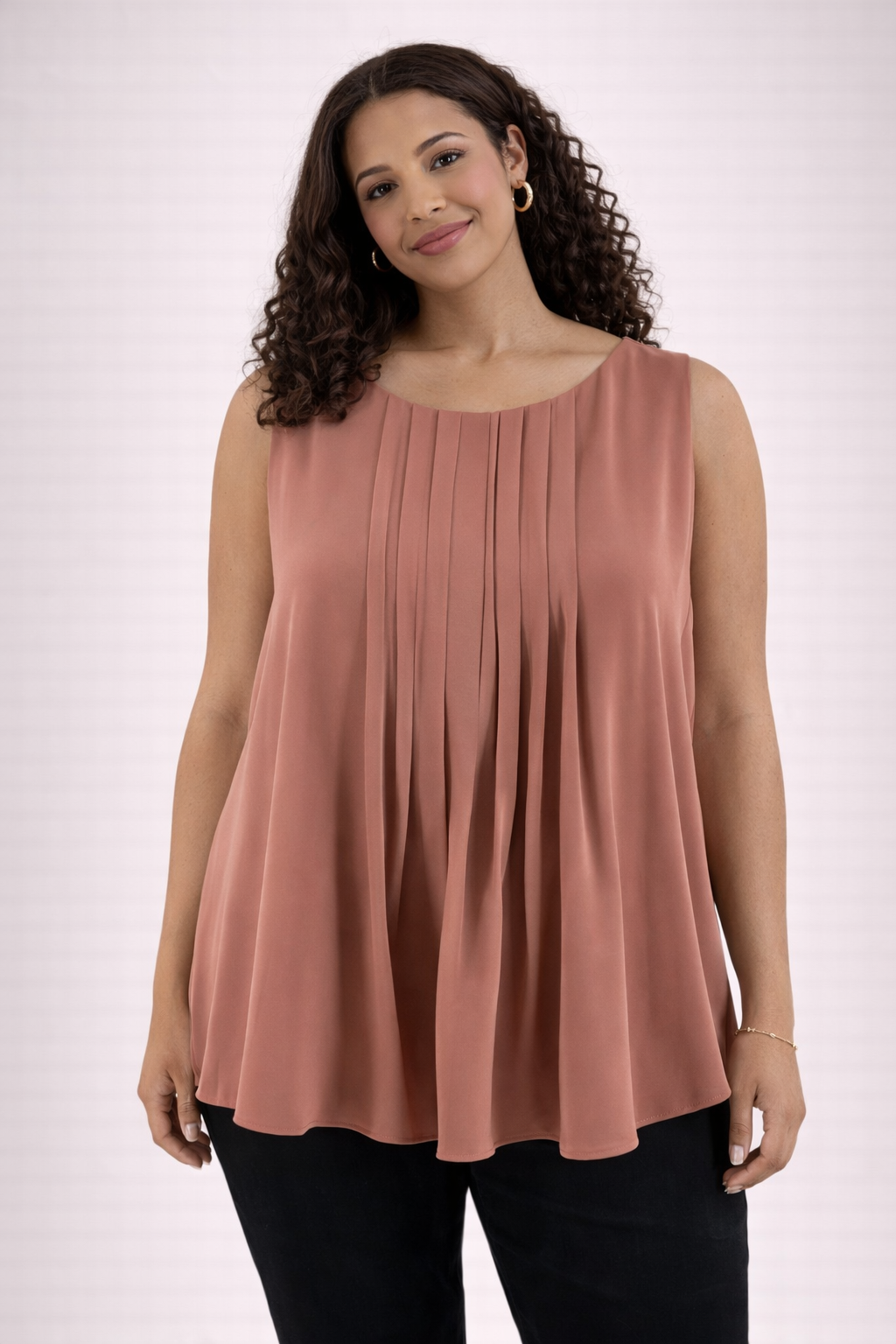 Ann Taylor Salmon Solid Pre-Owned Ladies Top - Size XL - Margaret’s Fine Consignment