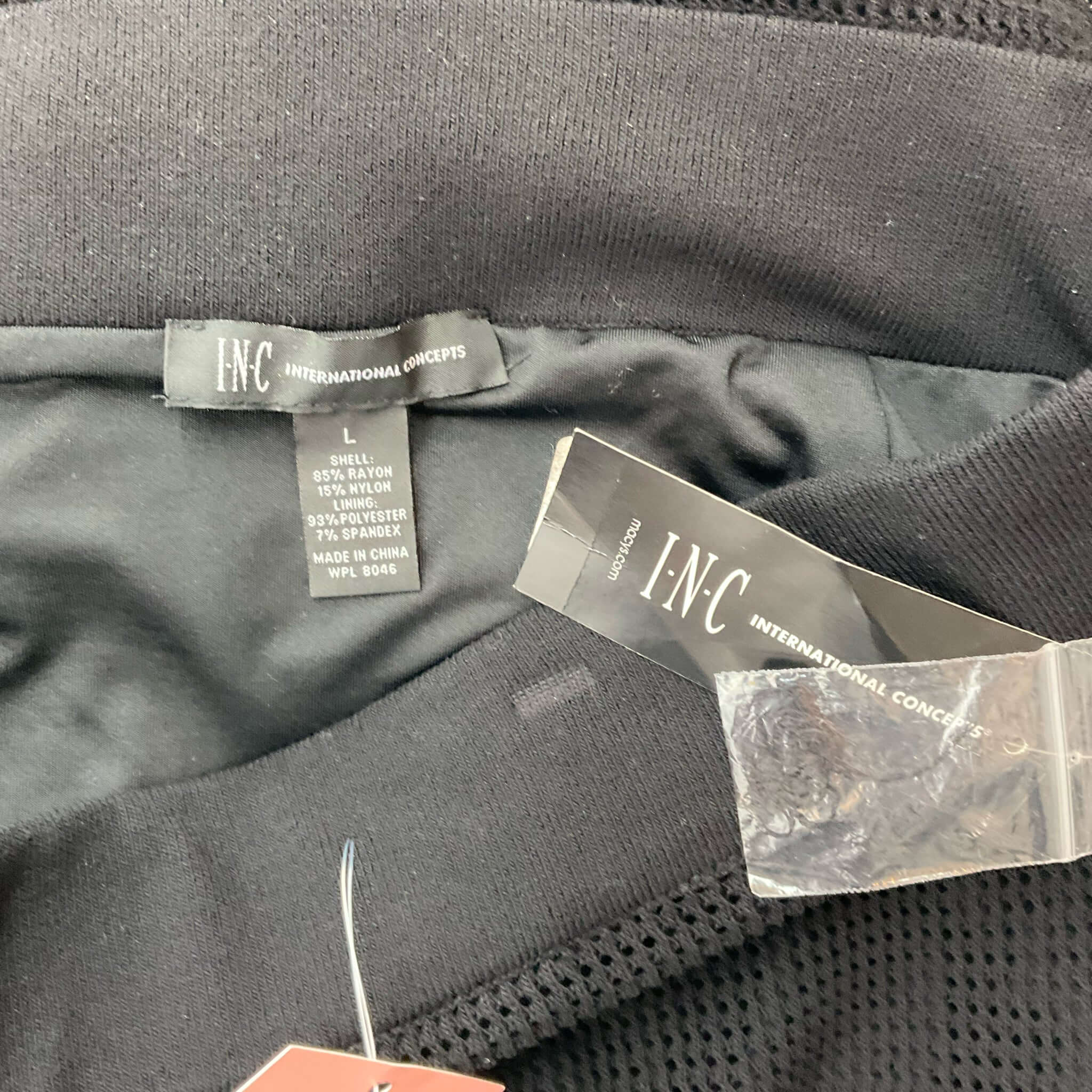 INC Black Waffle Knit Skirt – Size Large, Excellent Pre-Owned - Margaret’s Fine Consignment