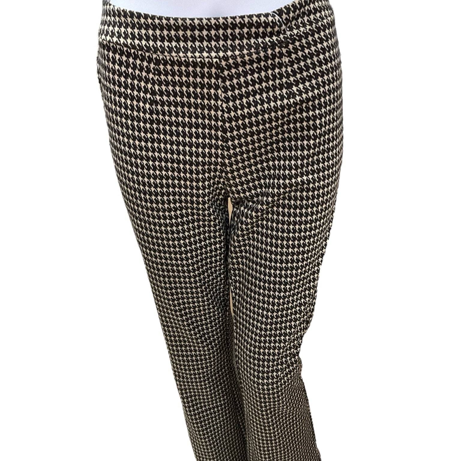 Sanctuary Brown Houndstooth Pre-Owned Ladies Pants - Size XS - Margaret’s Fine Consignment