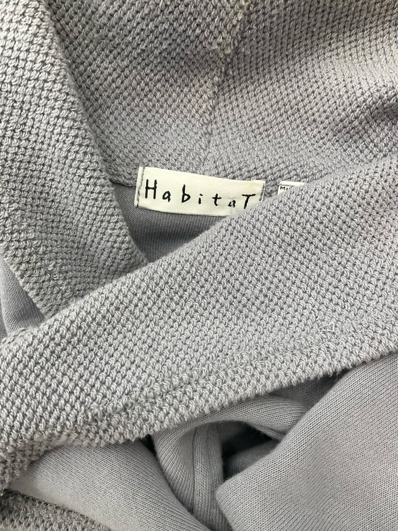 Habitat Blue Solid Pre-Owned Ladies Shrug - Size XL