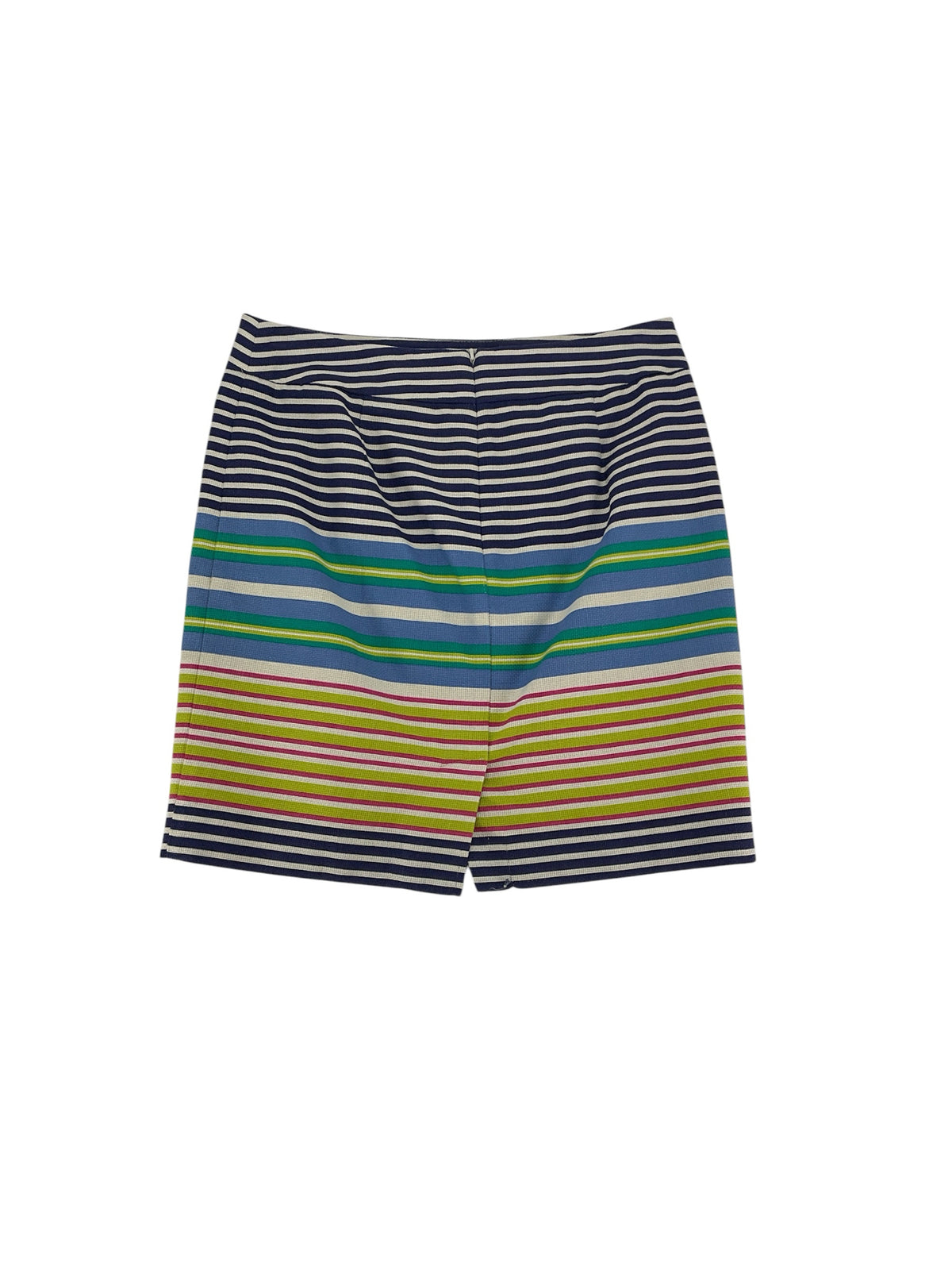 Ann Taylor LOFT Striped Cotton Pencil Skirt Size 4 - ONLINE ONLY