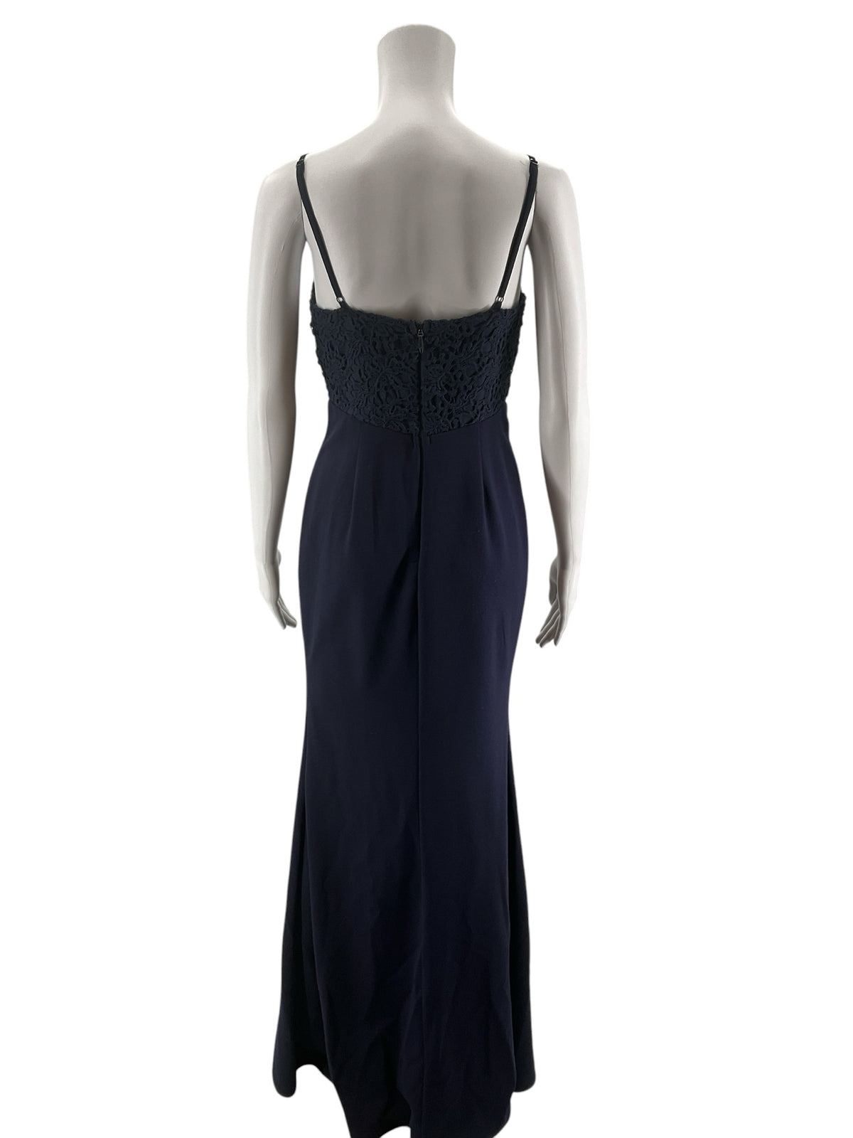 Lulus Awaken My Love Navy Blue Lace Maxi Dress Size Medium - ONLINE ONLY
