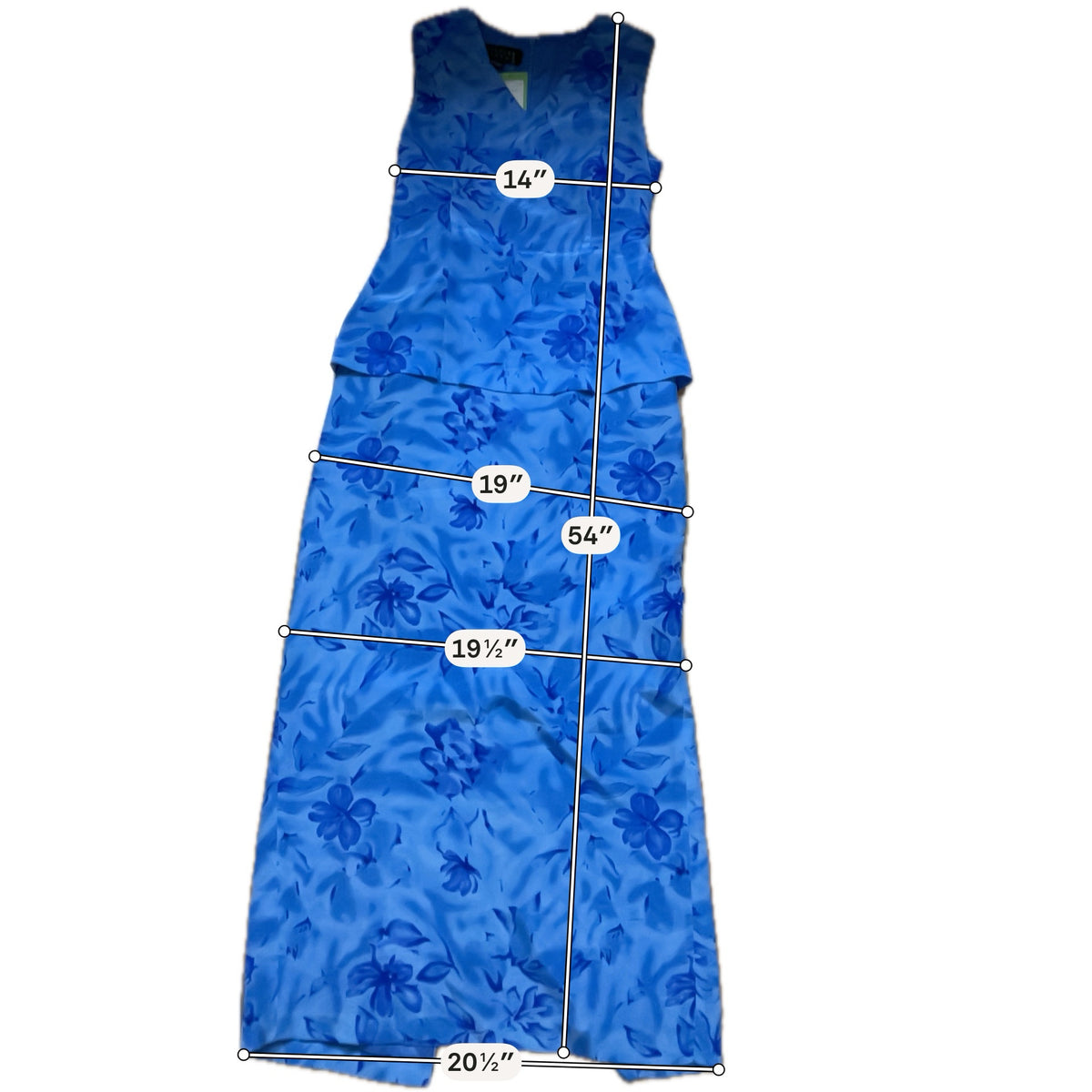 Spenser Jeremy Vintage 100% Silk Floral Two-Piece Dress Set Size 6 - ONLINE ONLY