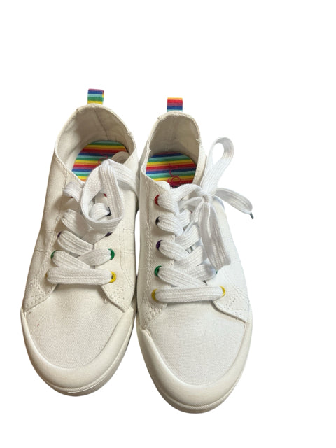 Sugar Shoe Size 8 white/rainbow Solid Pre-Owned Ladies Sneakers