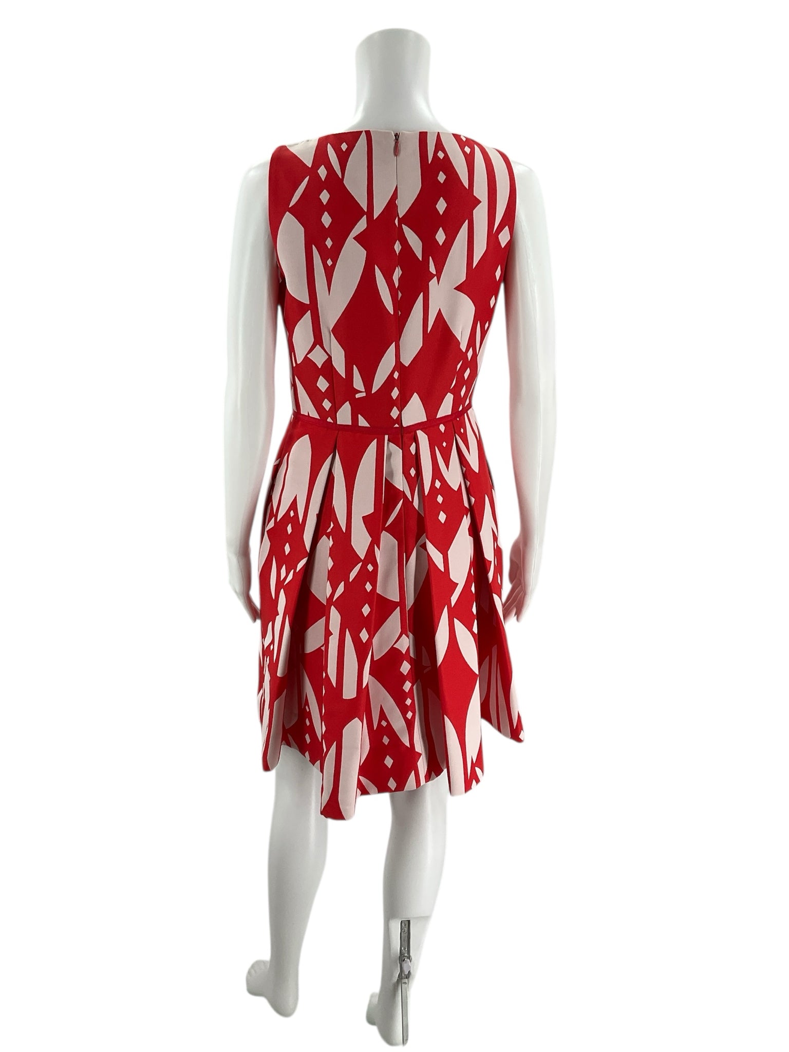 Just Taylor Red & White Print Dress – Women’s Size 4 - ONLINE ONLY