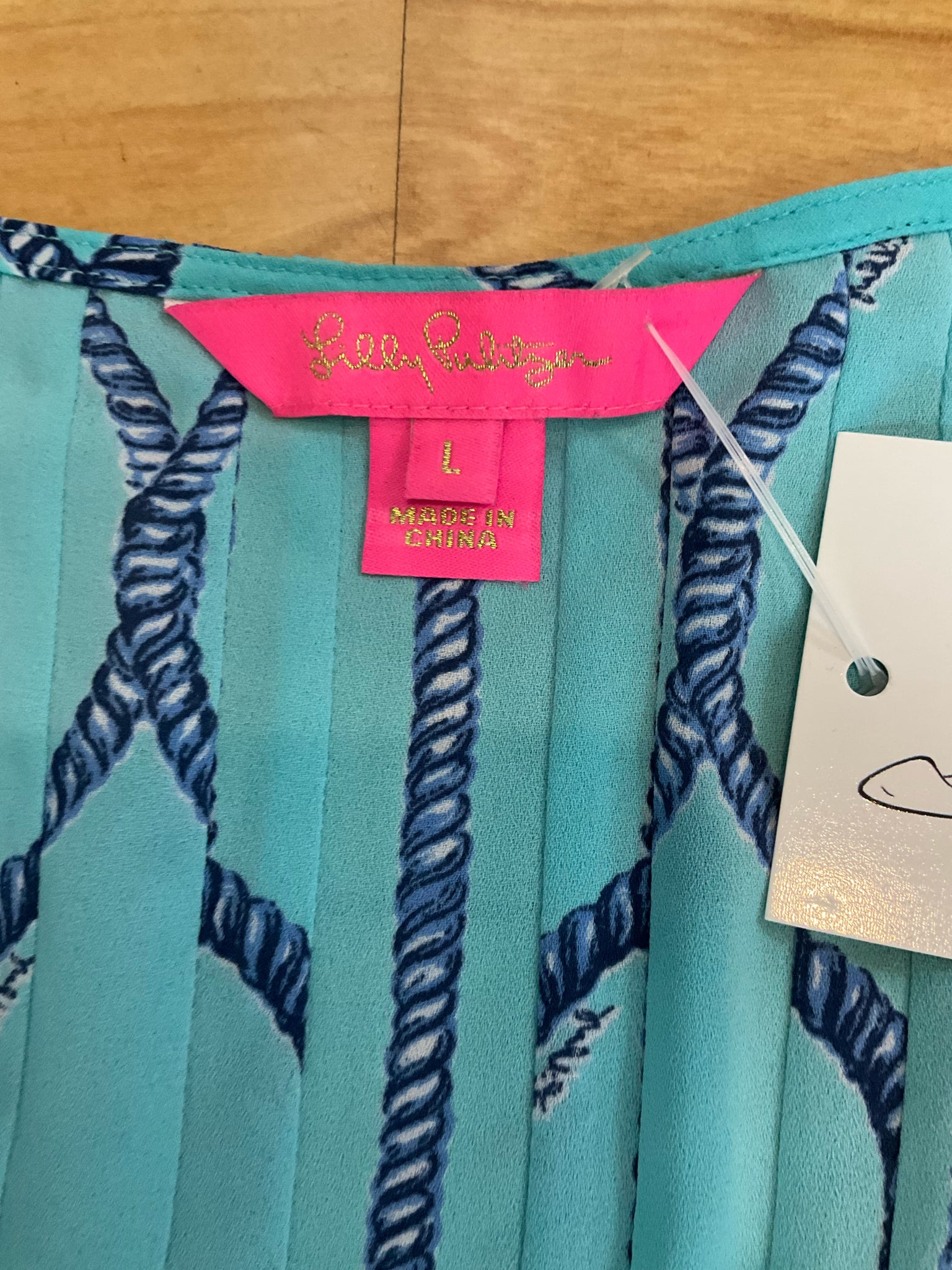 Lilly Pulitzer Matilda Tunic Top In A Pinch Print Size L - Downstairs