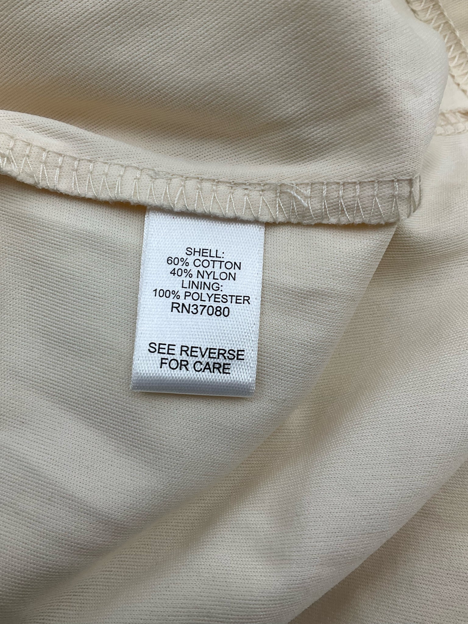 Versona Cream Lace Pre-Owned Ladies Dress - Size Medium