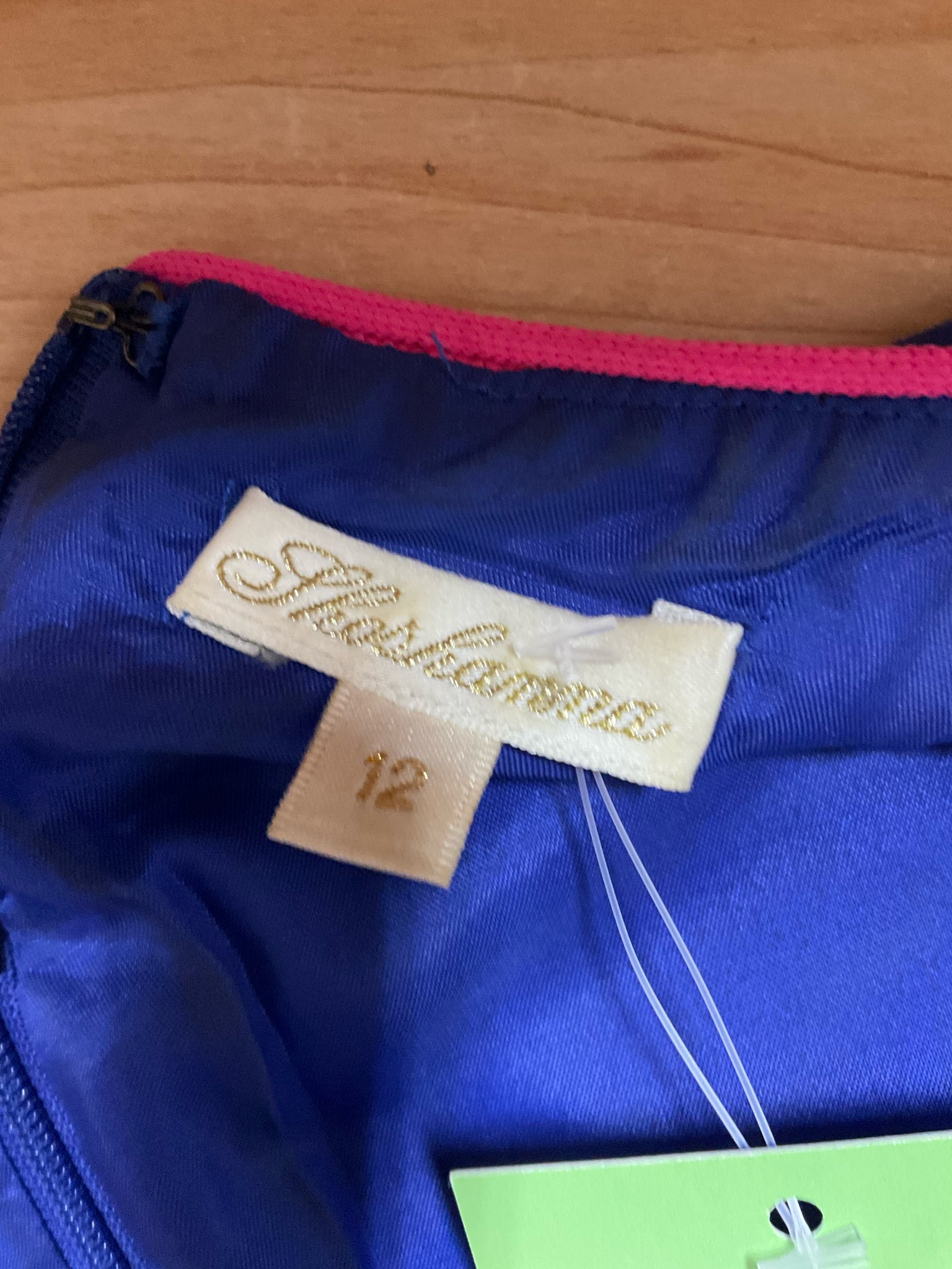 Shoshanna Floral Silk Faille A-Line Dress Blue Green Pink Size 12 NWT