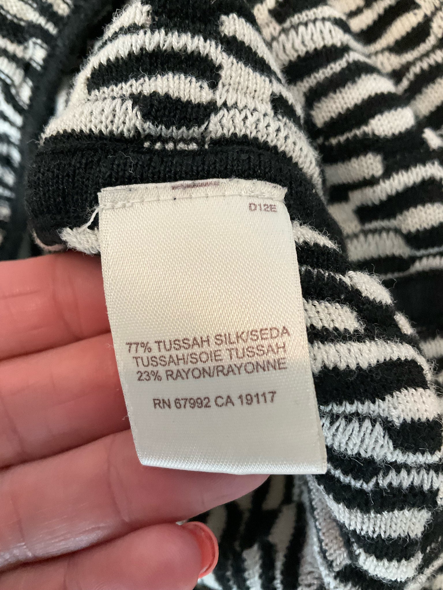 Sigrid Olsen Collection Tussah Silk Blend Chain Link Knit Tank Top | Medium