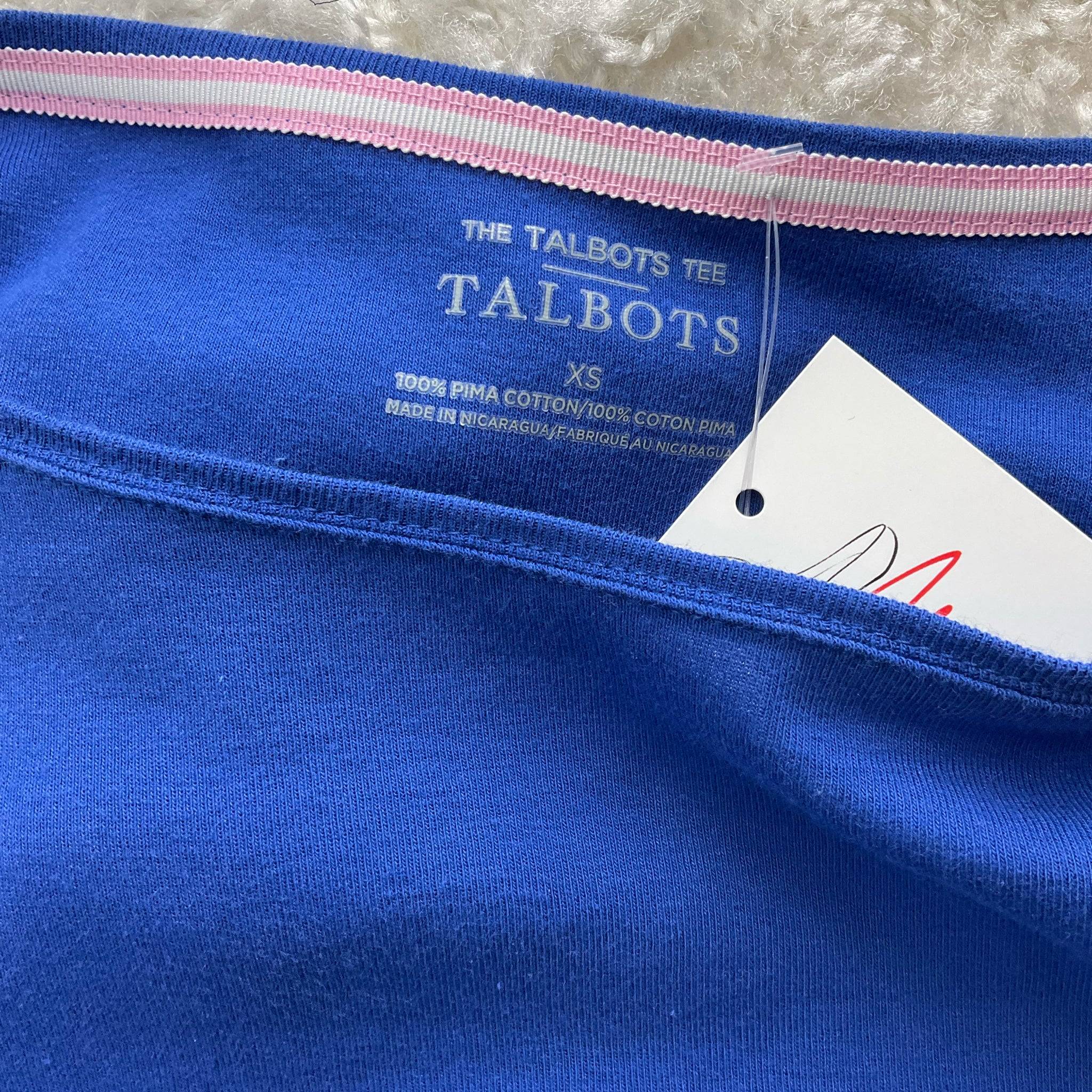 Talbots Blue Solid Top - Size XS - Margaret’s Fine Consignment