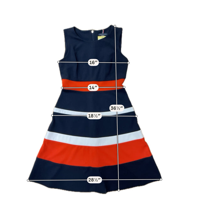 Tommy Hilfiger navy/white/orange Fit and Flare Women&