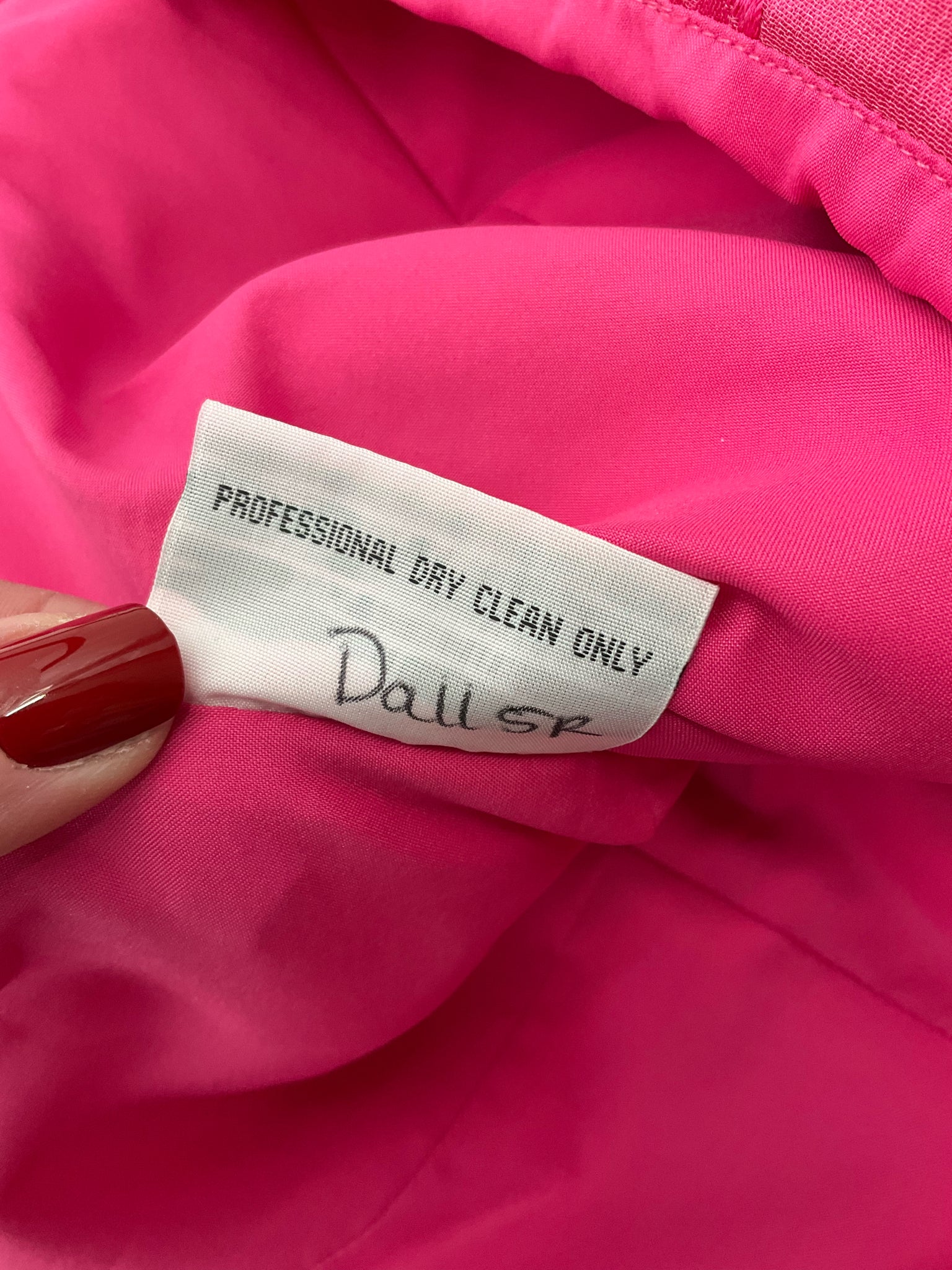 Teri Jon by Rickie Freeman Pink Cocktail Teri Jon Pink Floral Pre-Owned Ladies Dress - Size 10 - Size 10
