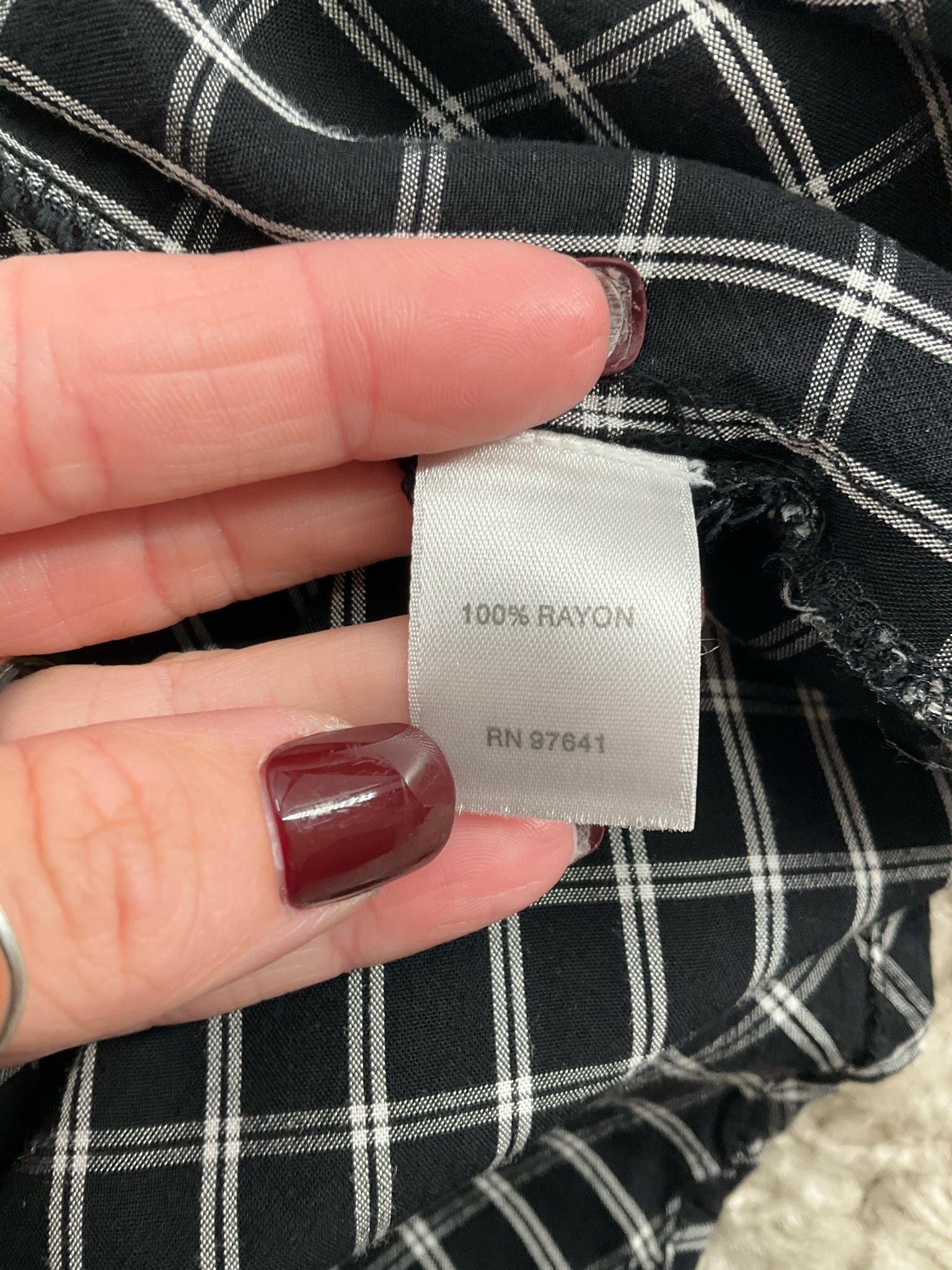 J Jill Black/White Print Pre-Owned Ladies Top -Size Medium - Margaret’s Fine Consignment