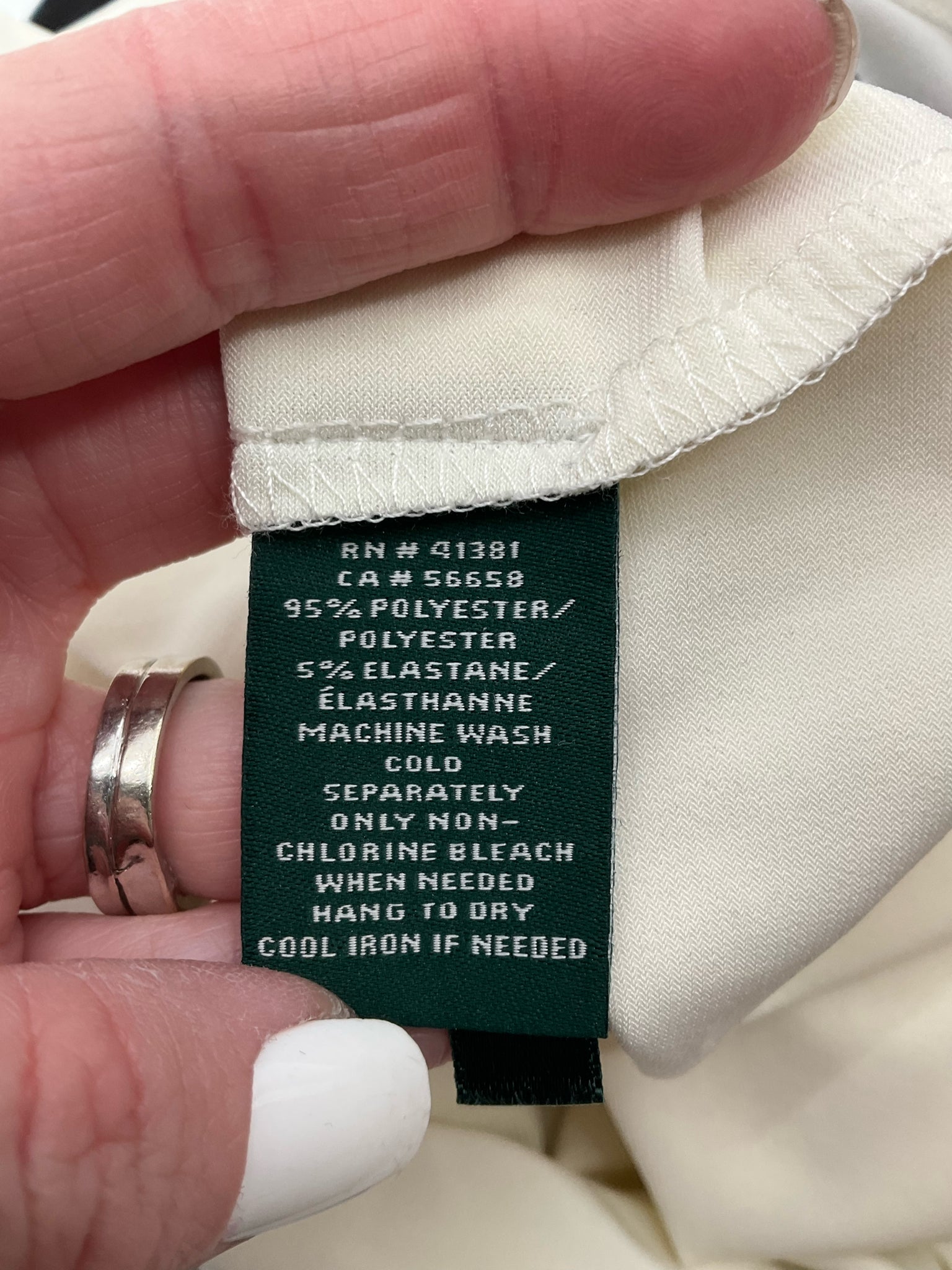 Ralph Lauren Black/White Solid Pre-Owned Ladies Dress - Size 14 - Margaret’s Fine Consignment