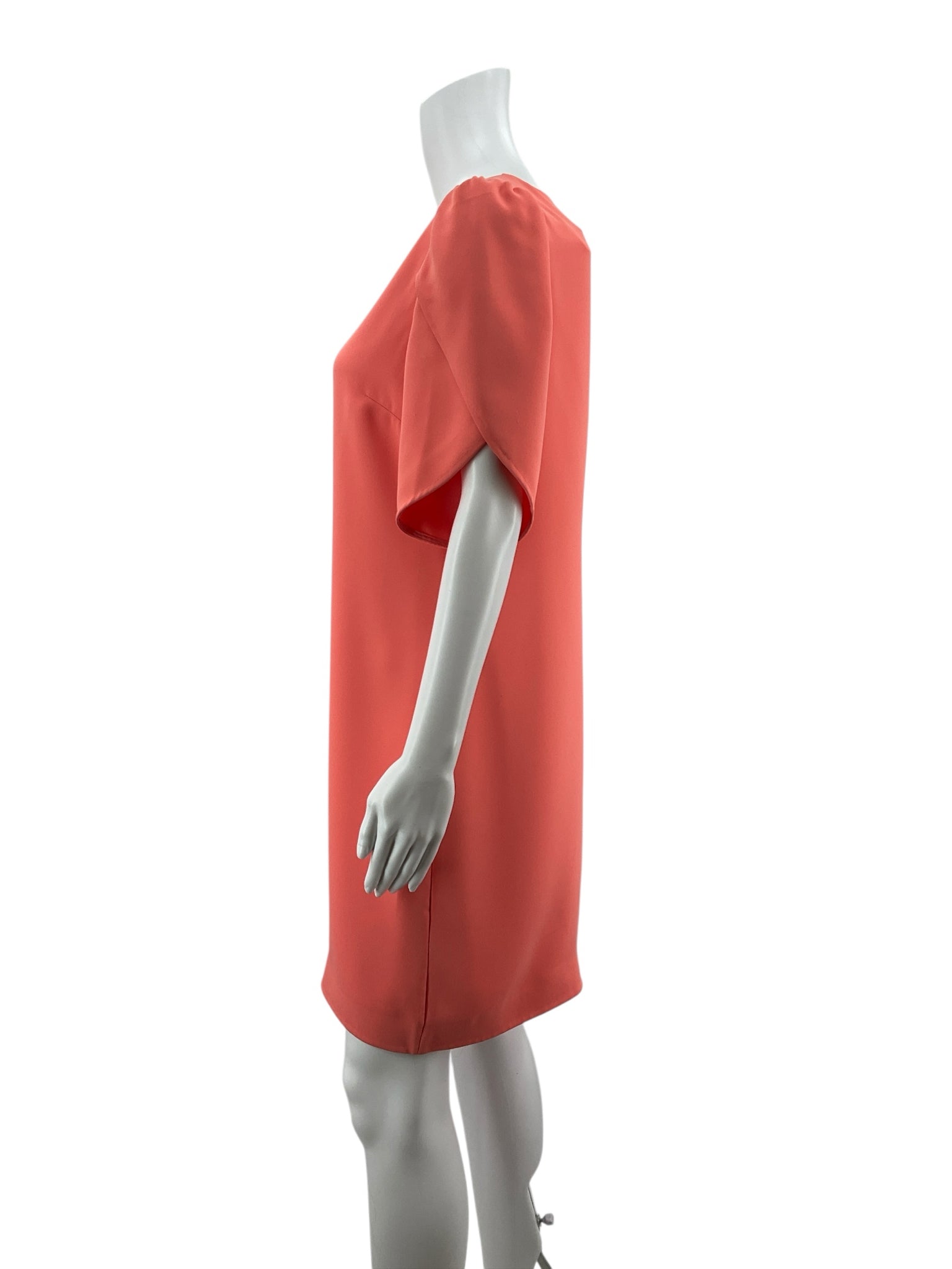 Cynthia Steffe Coral Solid Pre-Owned Ladies Dress - Size 8