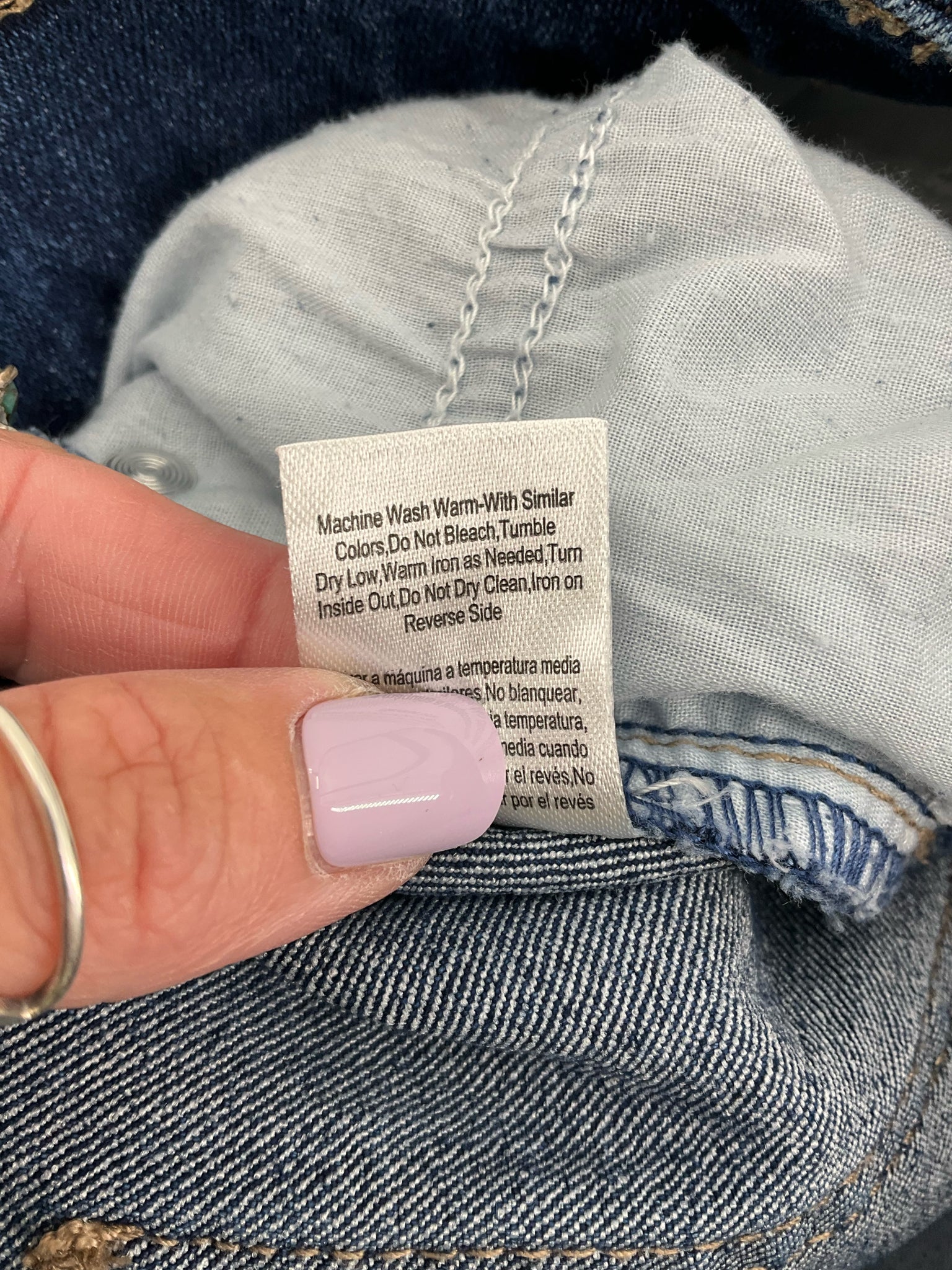 Venus Size 10 Blue Solid Pre-Owned Ladies Jeans
