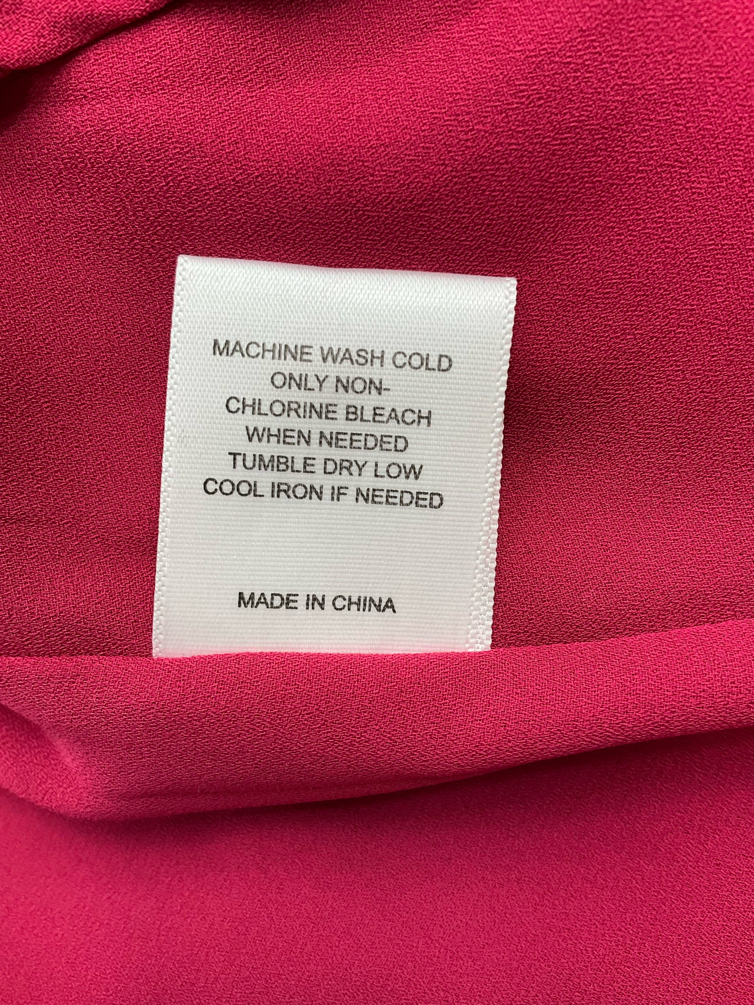 Gibson Latimer Red/Maroon Print Pre-Owned Ladies Dress - Size Small