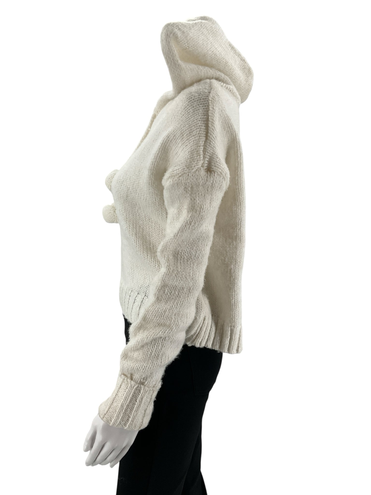 Pink Republic Cream Solid Pre-Owned Ladies New with Tags Top - Size XS