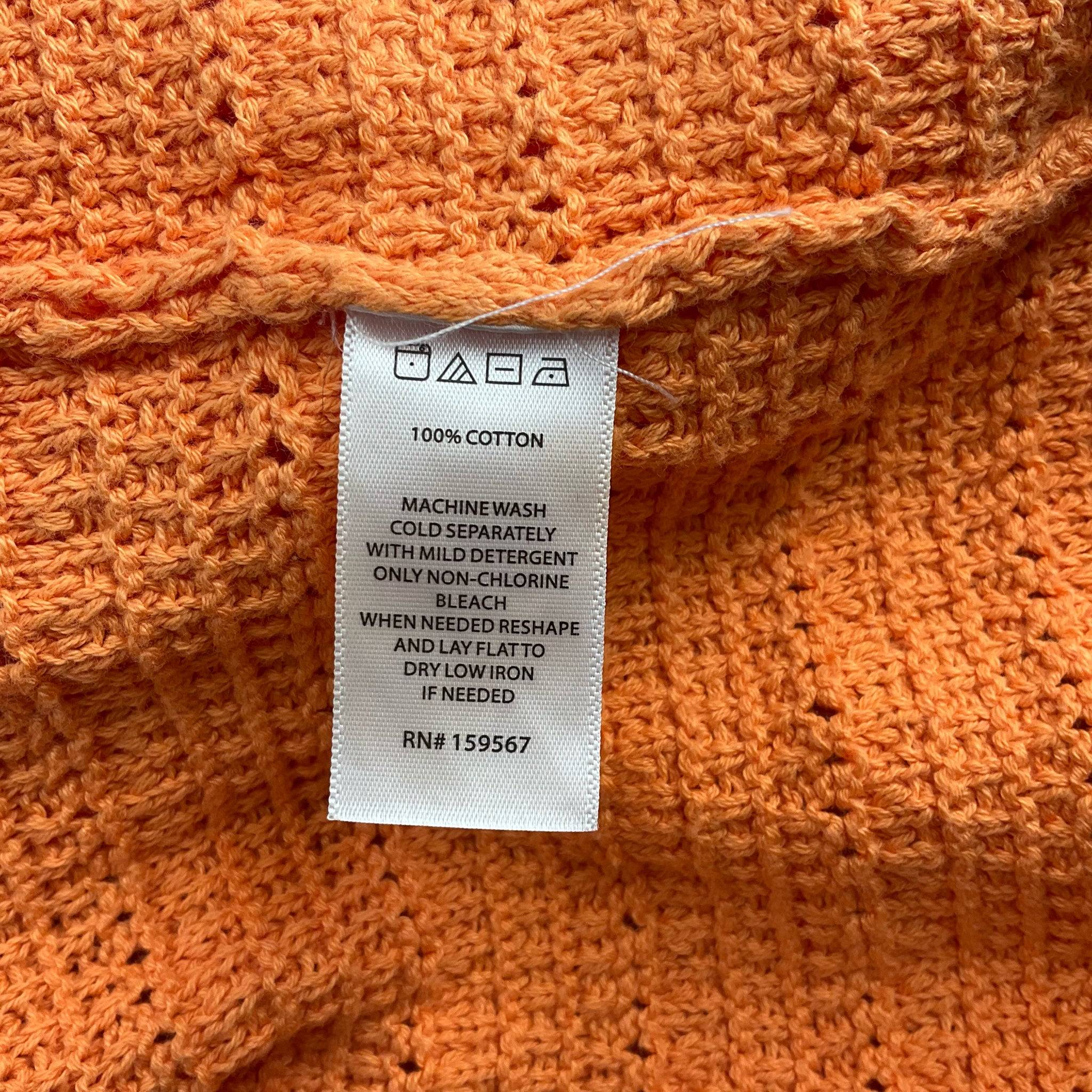 Willow & Wind Orange Knit Pre-Owned Ladies Dress - Size Large - Margaret’s Fine Consignment