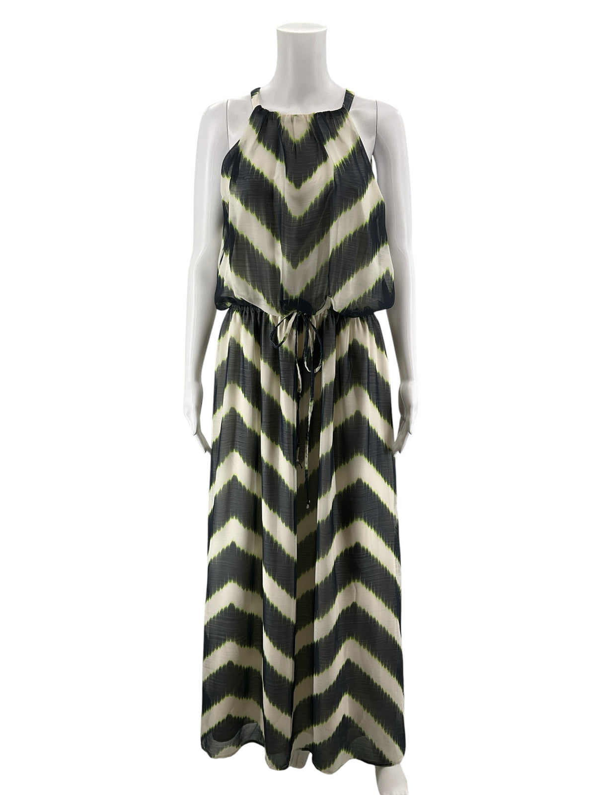 Vince Camuto Chevron Stripe Halter Maxi Dress Size 12 - ONLINE ONLY