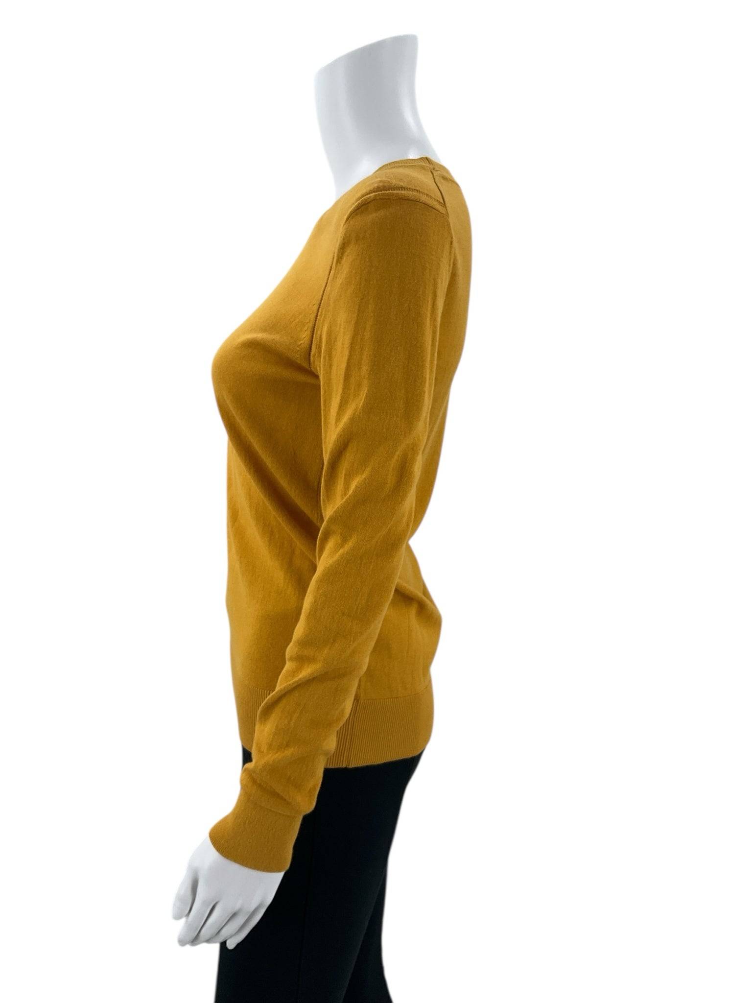 Banana Republic Mustard Solid Top - Size Small - Margaret’s Fine Consignment