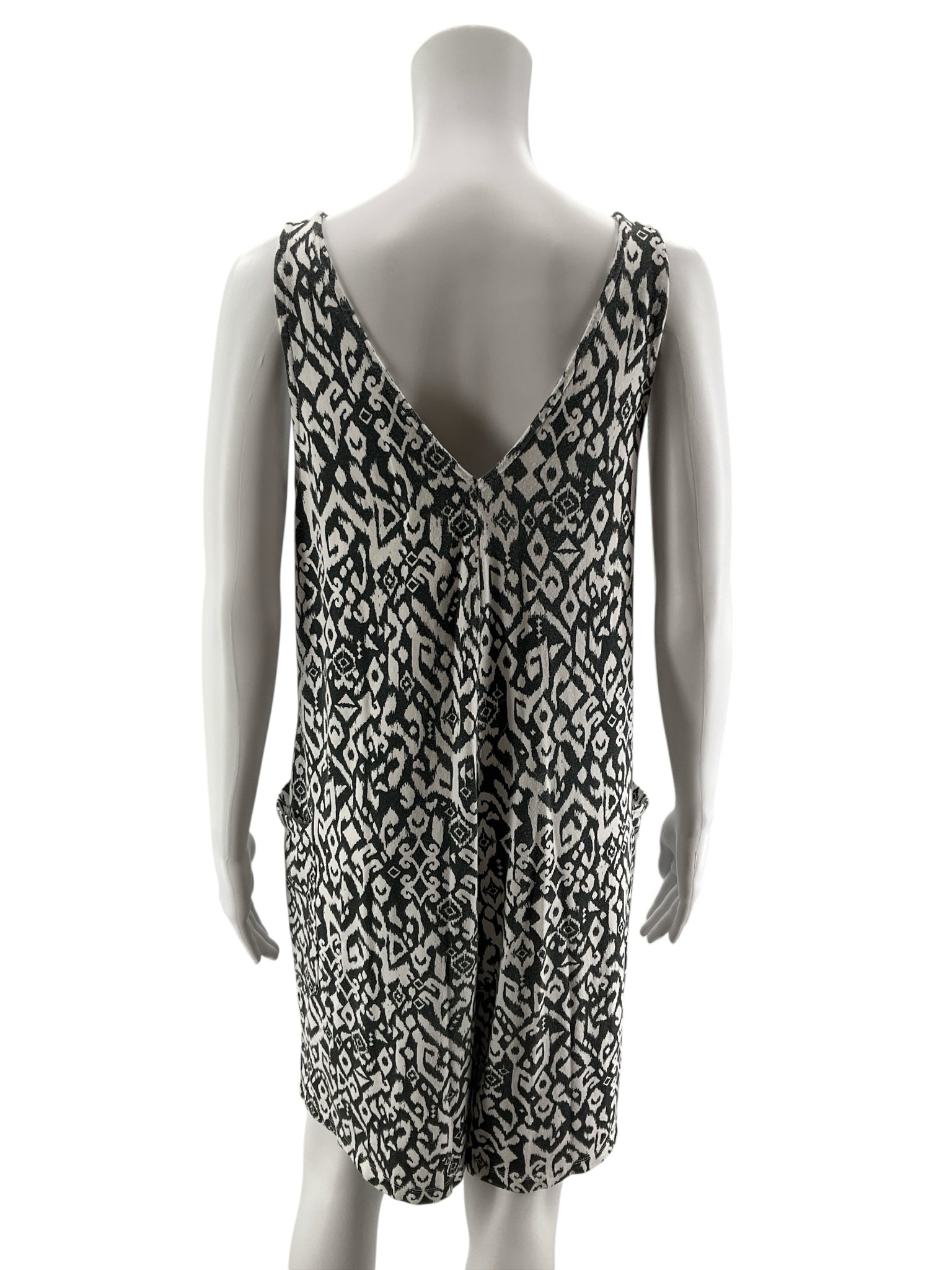 Kinesis Tribal Print V-Neck Sleeveless Romper | Size Small