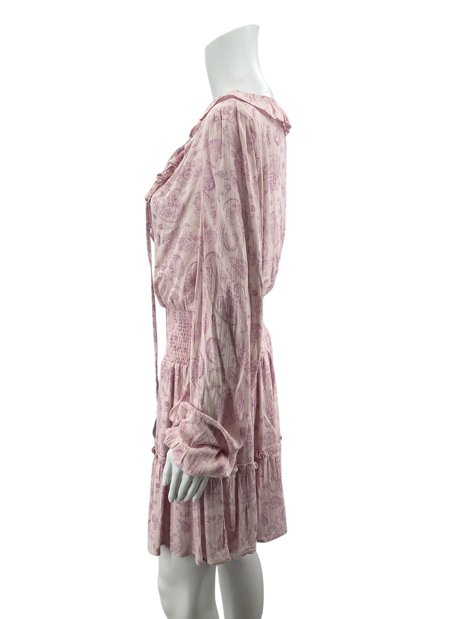 house of harlow Size M Pink Paisley Pre-Owned Ladies Dress