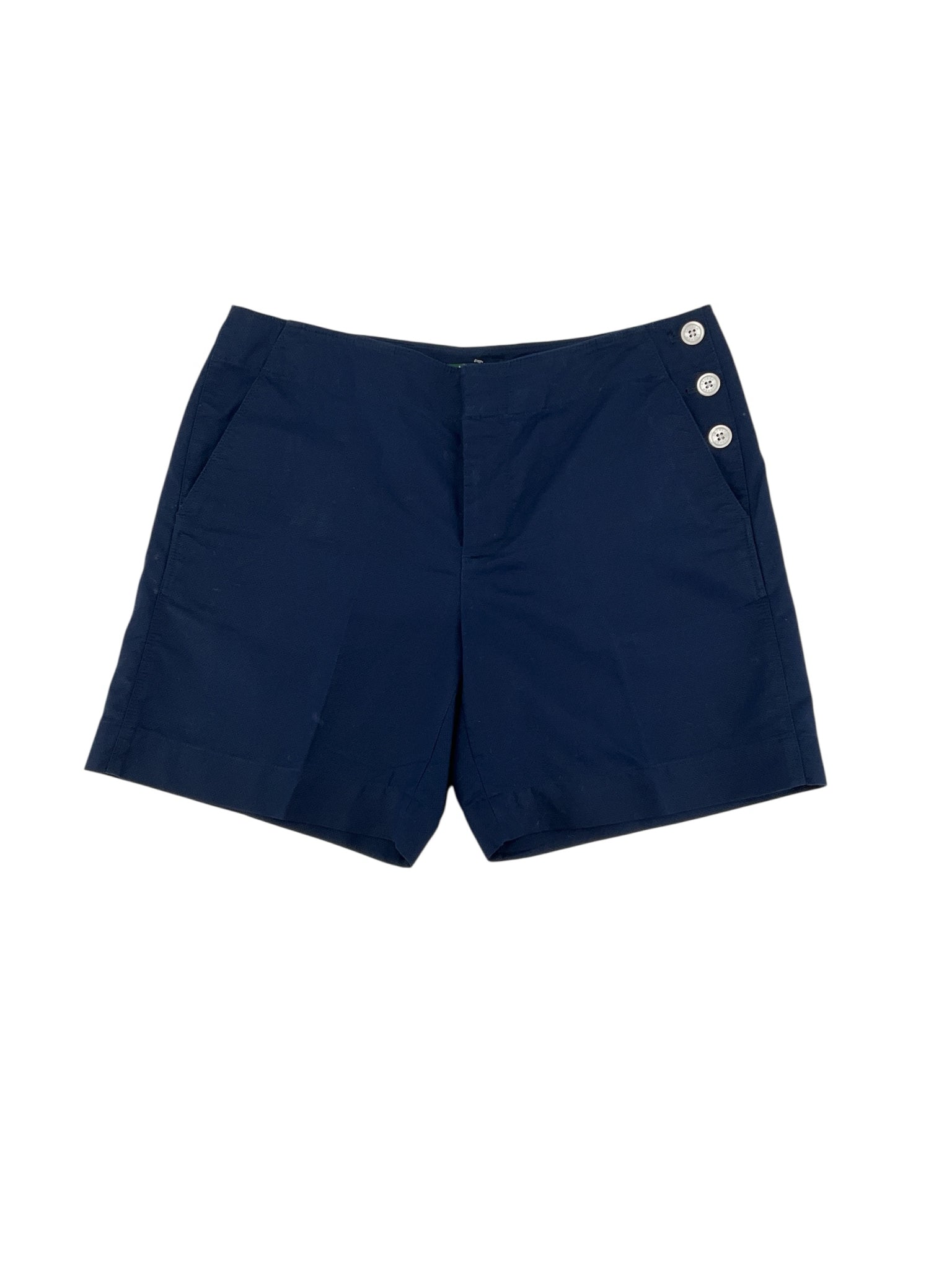 Lauren Ralph Lauren Nautical Cotton Shorts Size 4 Navy