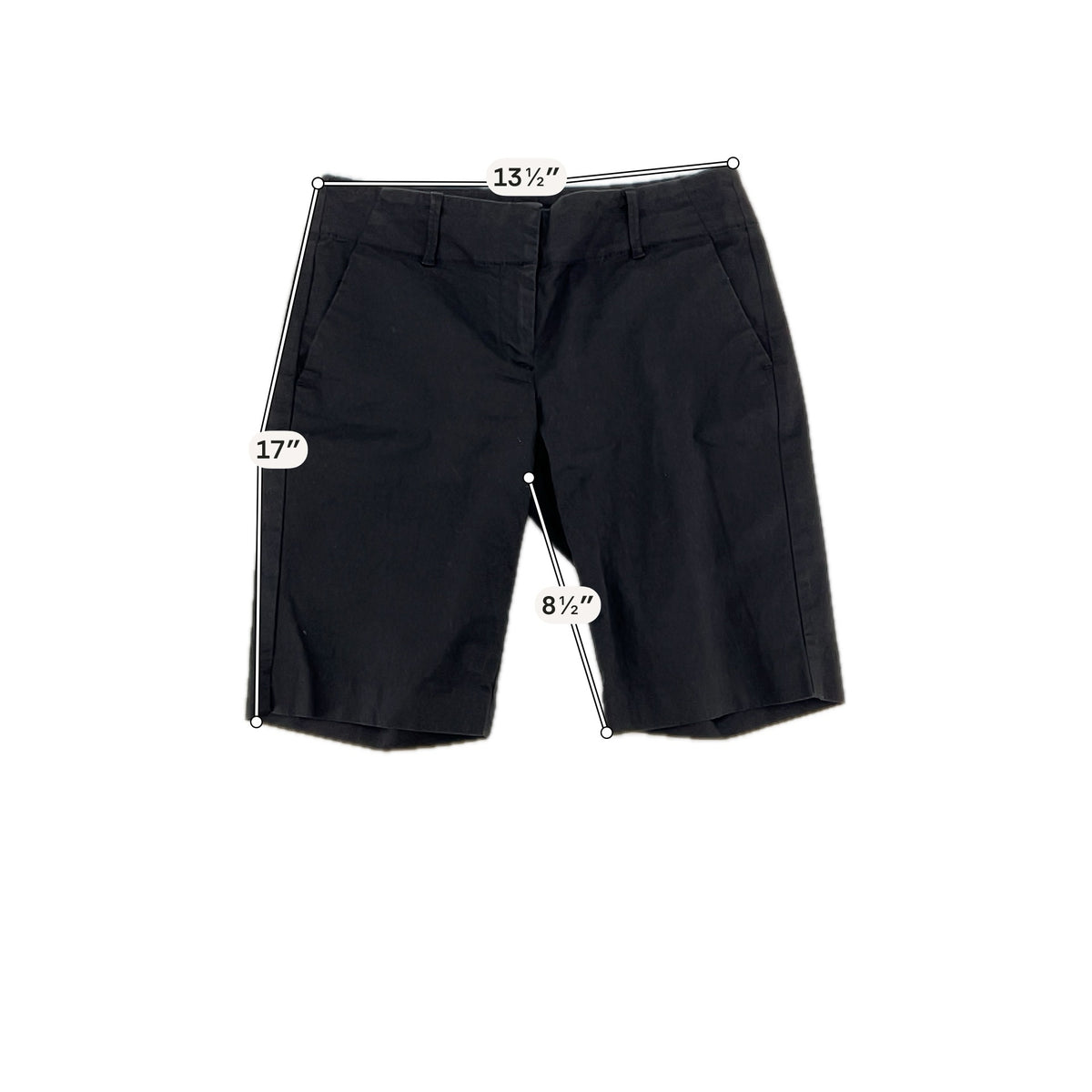 Ann Taylor Classic Black Bermuda Shorts | Size 2 - ONLINE ONLY