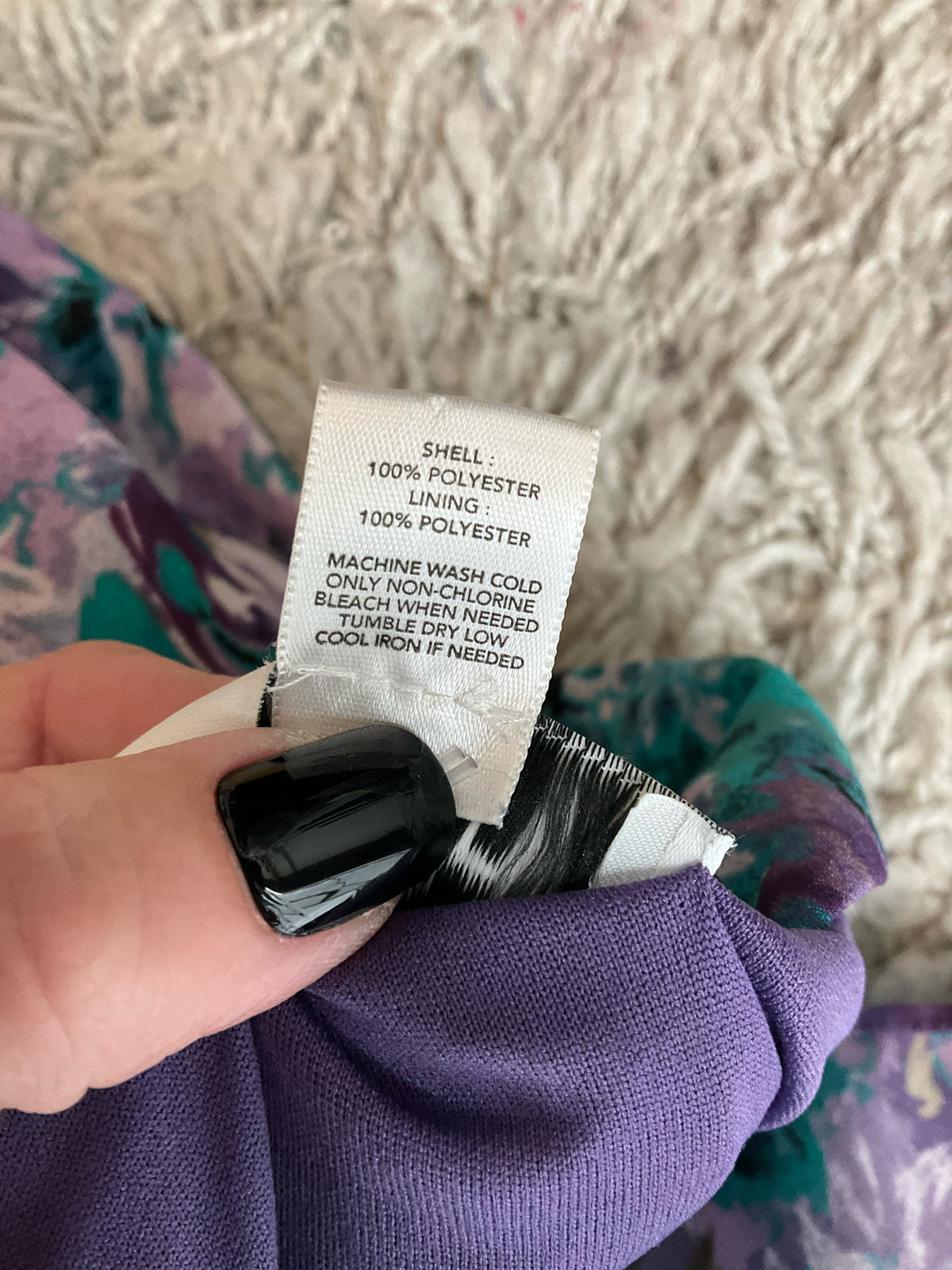 LOFT Ann Taylor Floral Tiered Ruffle Mini Dress Size 8 Teal Purple - ONLINE ONLY